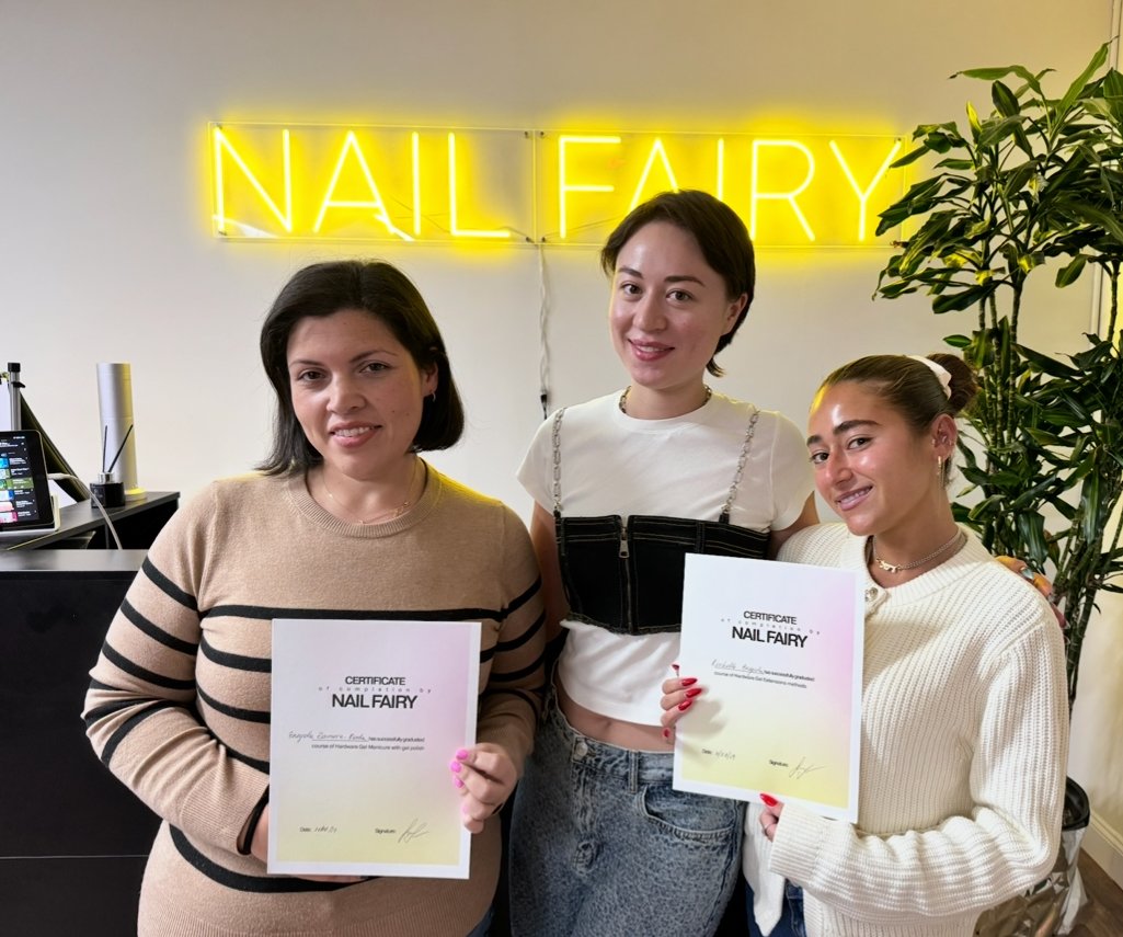Hands-on Russian manicure workshop at Nail Fairy Academy NYC