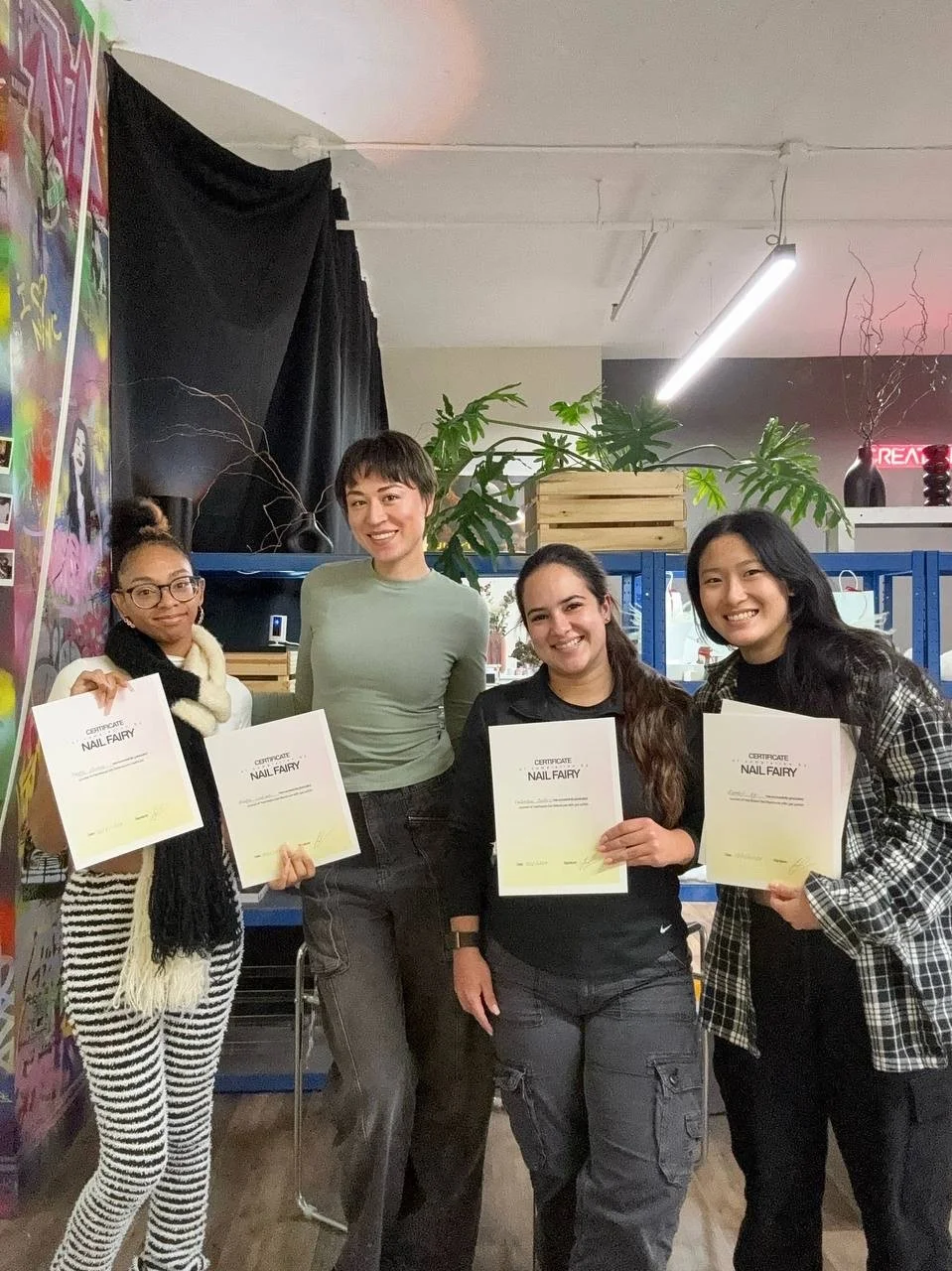 Manhattan nail education studio offering professional e-file training