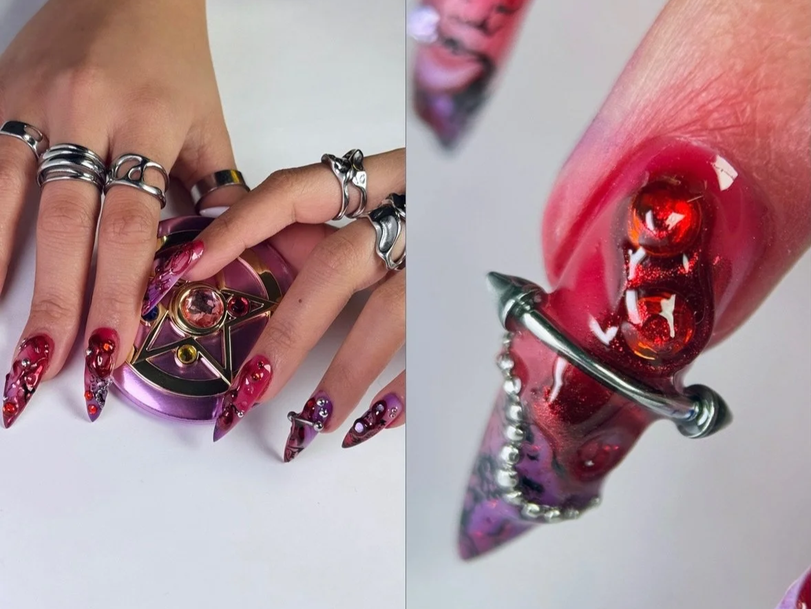 Builder gel vs nail tips nail extension comparison