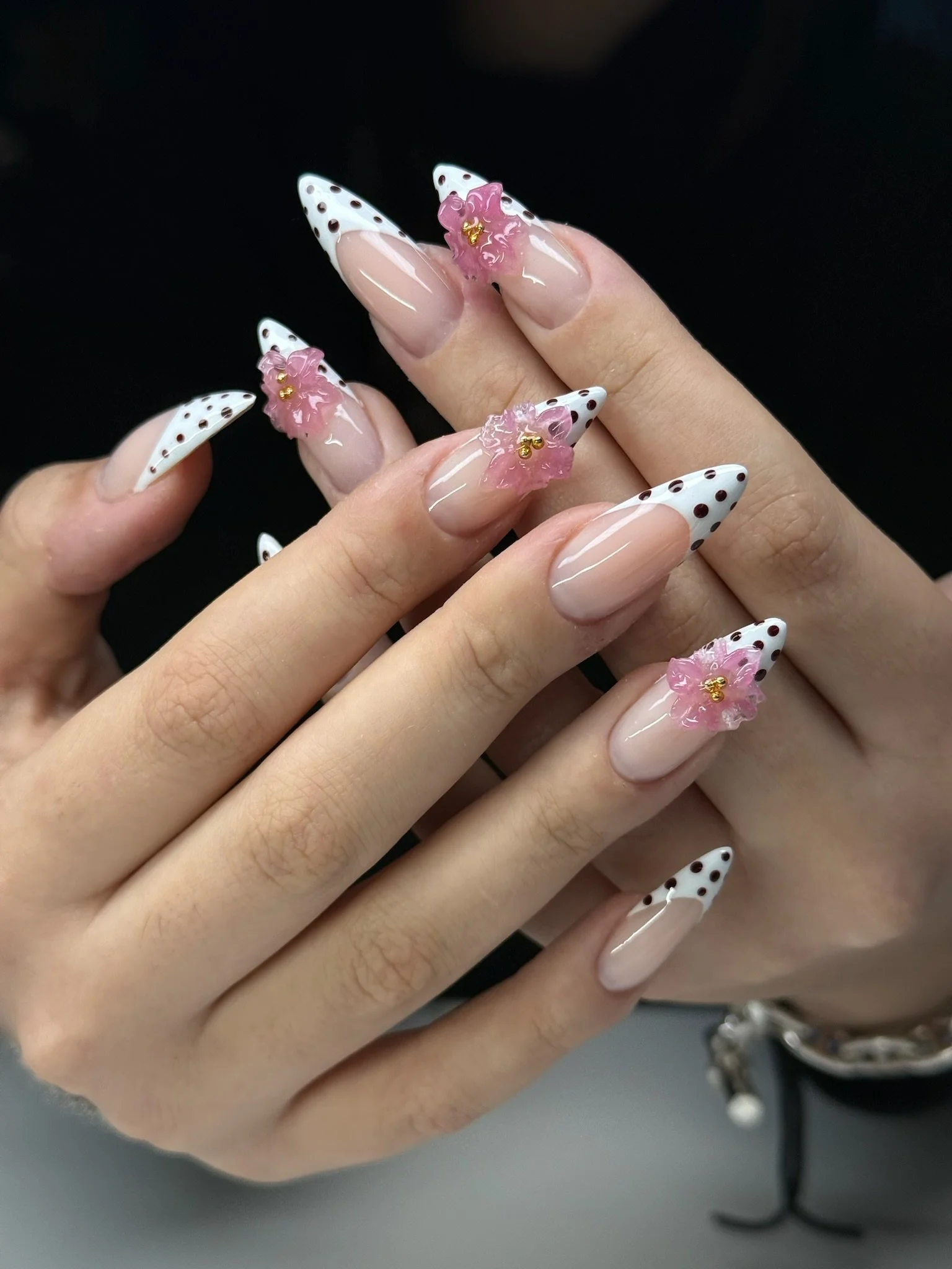 Russian manicure precision cuticle work with e-file tools