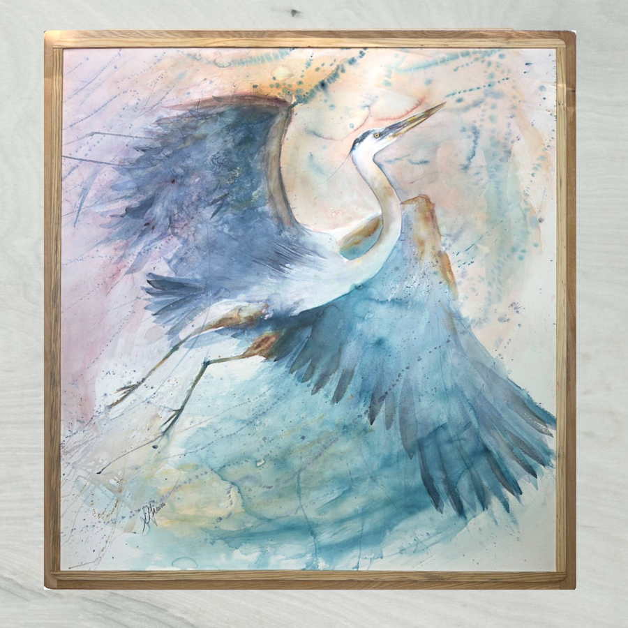 "Boundless," original one-of-a-kind watercolor painting