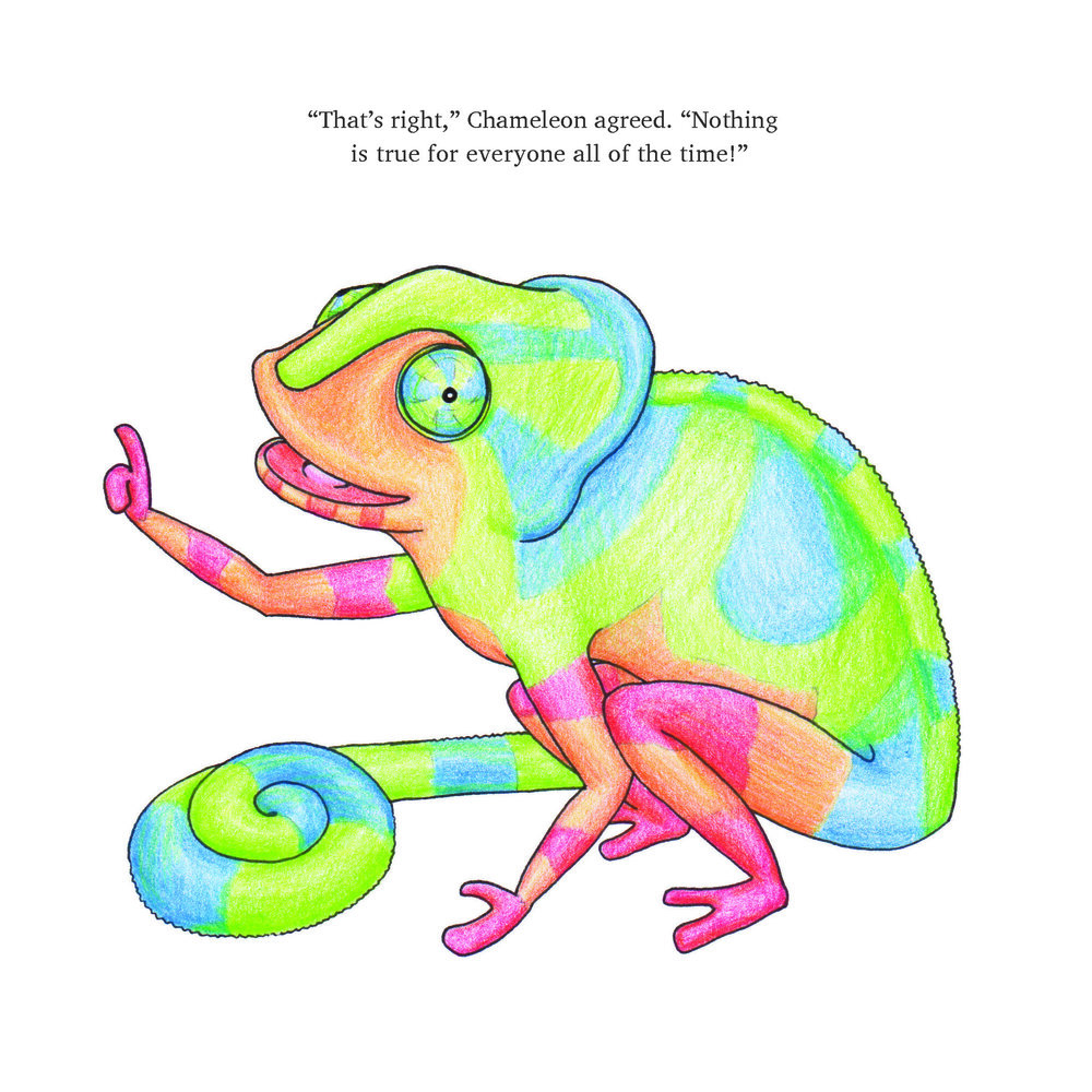 Chameleons, Silly Colouring and meeting Orange!, Colours for Kids