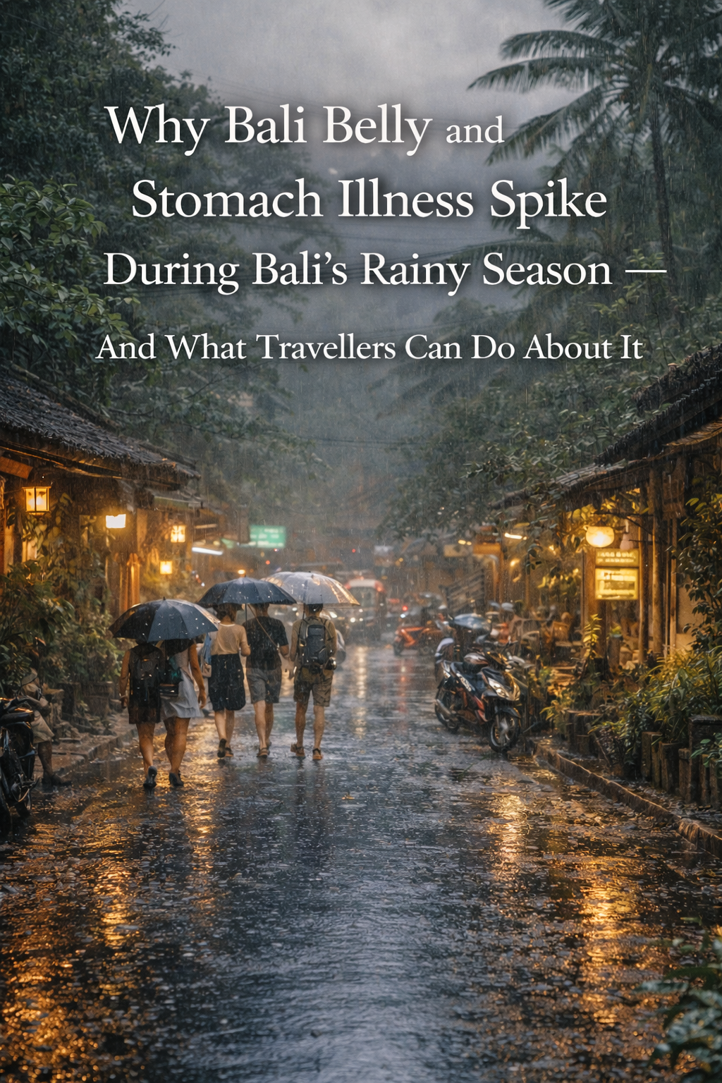 Why Bali Belly and Stomach Illness Spike During Bali’s Rainy Season — And What Travellers Can Do About It