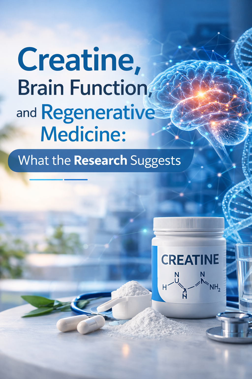 Creatine, Brain Function, and Regenerative Medicine: What the Research Suggests