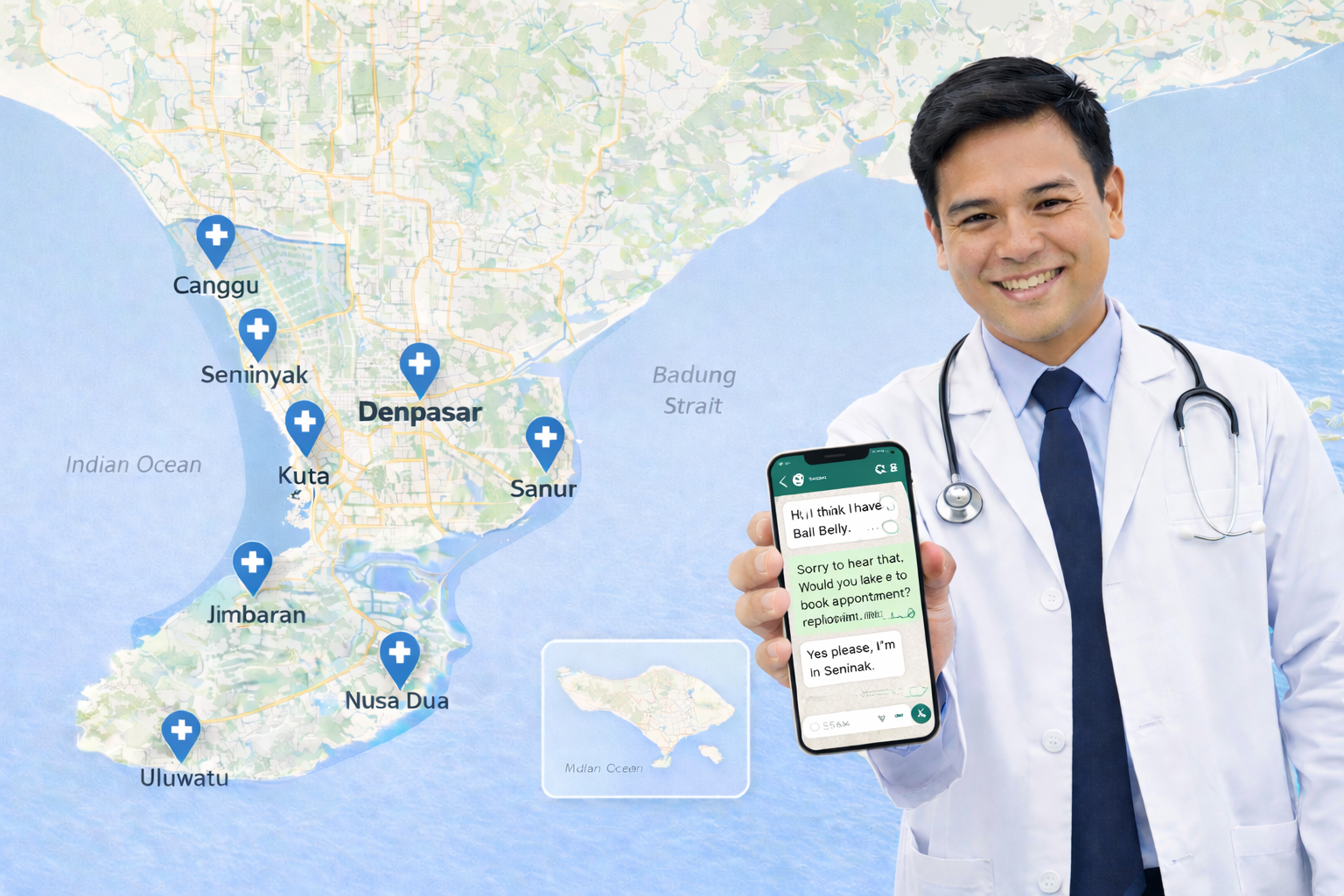 bali doctor coverage area - mobile doctor