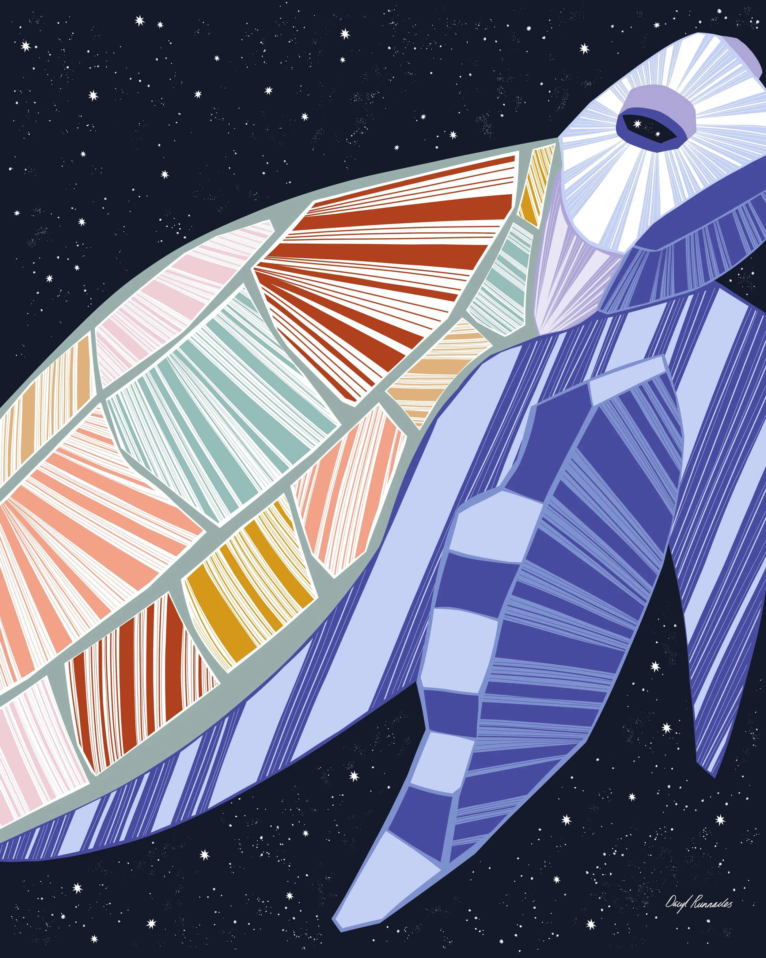 Illustration - Cosmic Creatures 2 - Cosmic Turtle copy.jpg