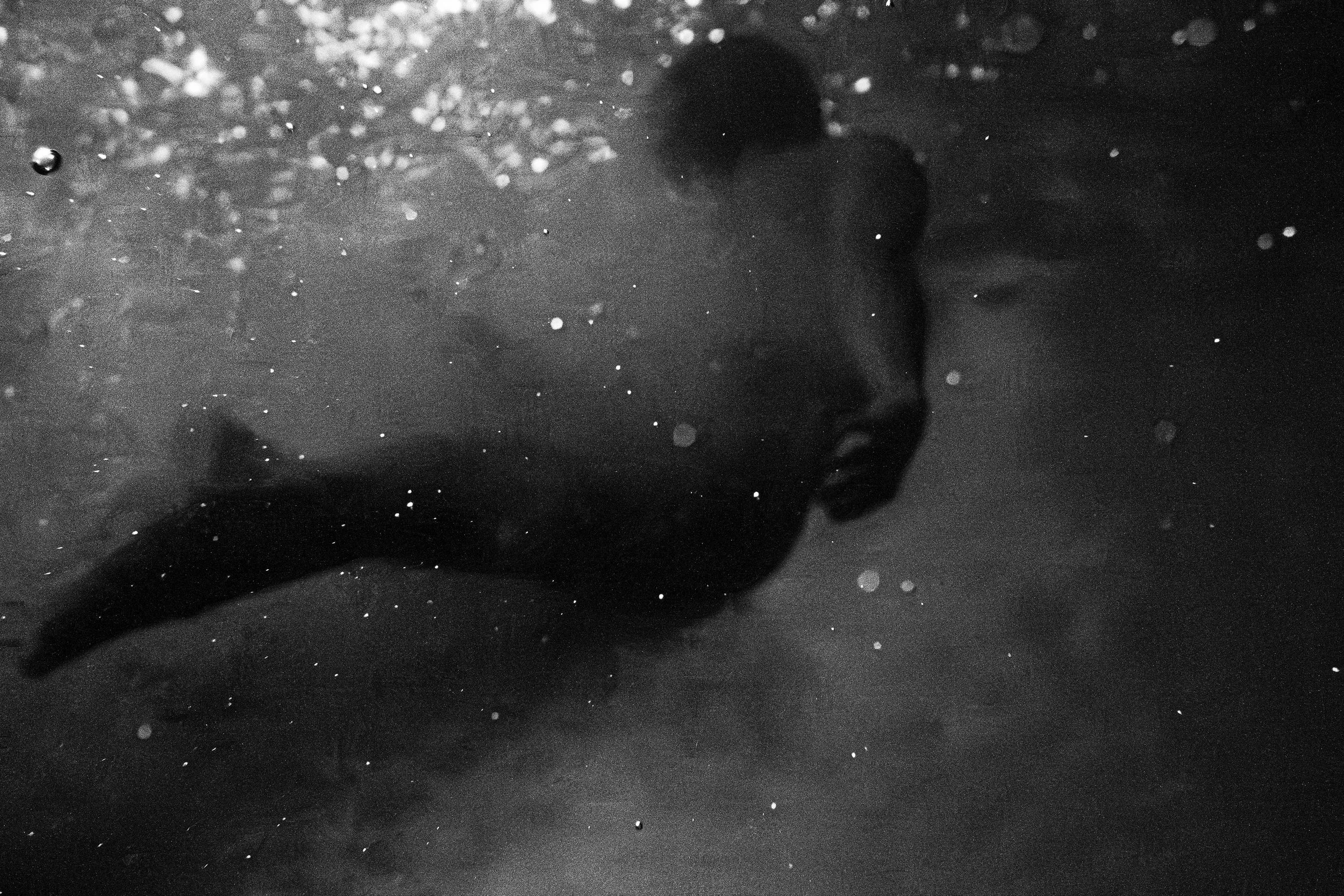 Cave swimming in the Tyrrhenian Sea