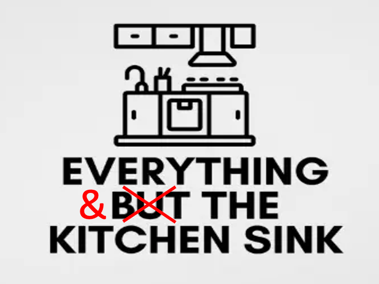 The Attitude of Gratitude...AND the Kitchen Sink!