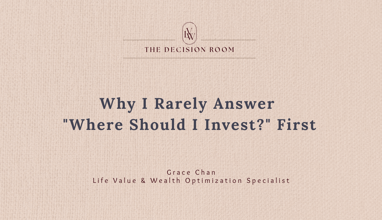 Why I Rarely Answer "Where Should I Invest?" First