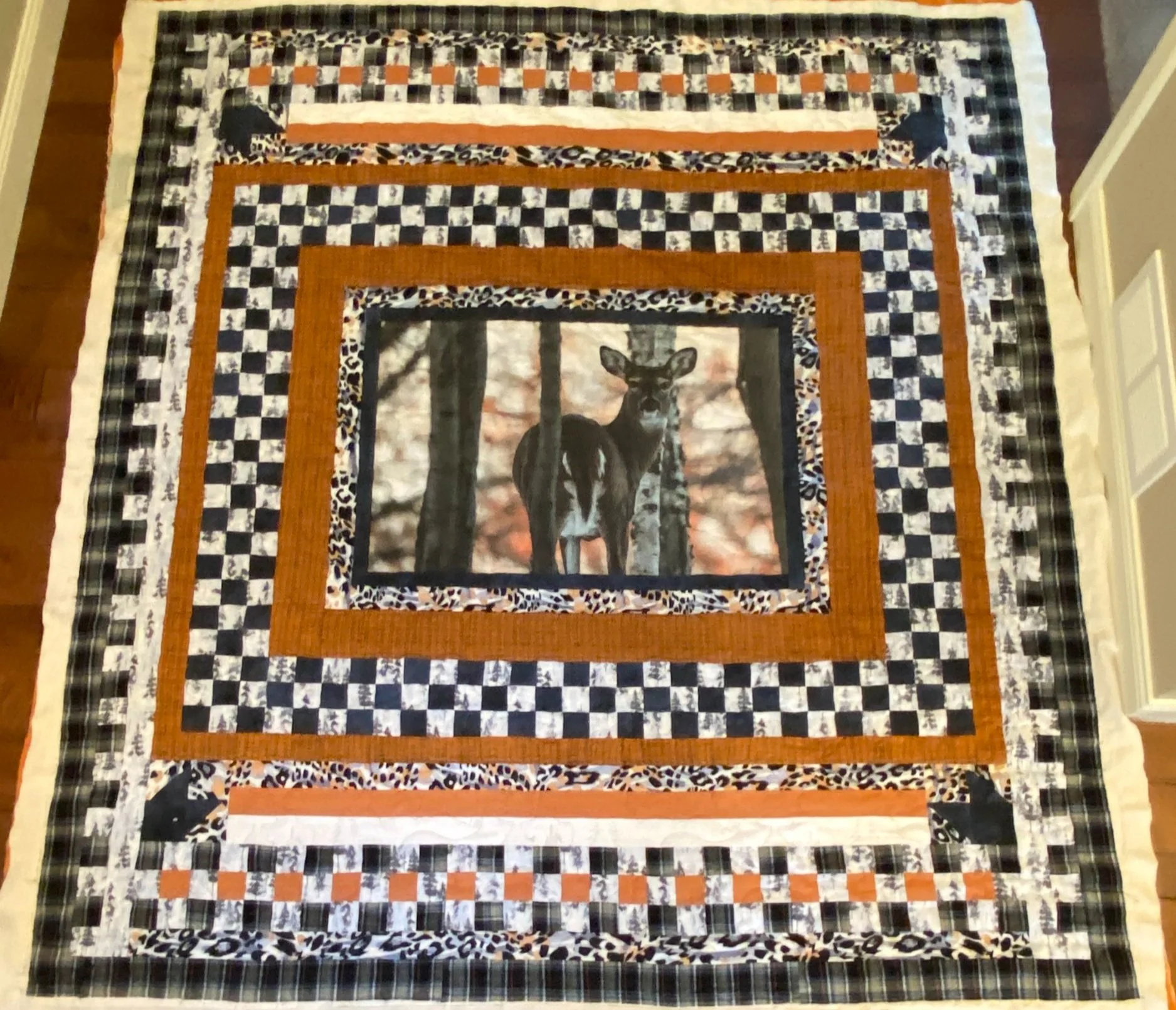 Deer Panel Quilt