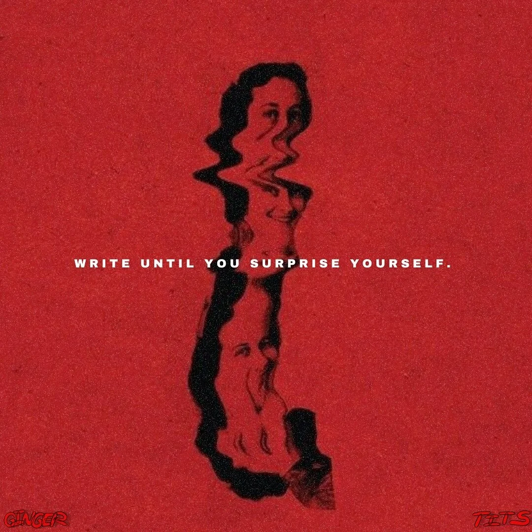 keep writing, keep creating, keep going.