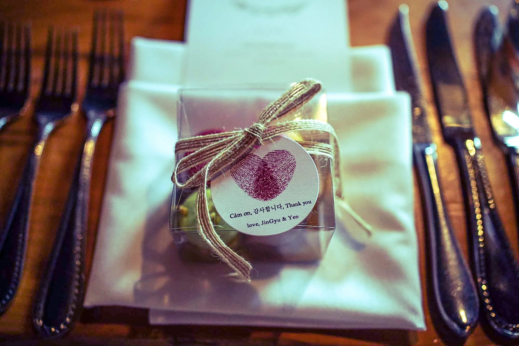 Wedding Favors - Table Setting