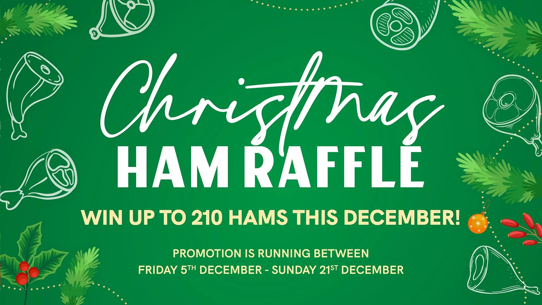Christmas Ham Raffle