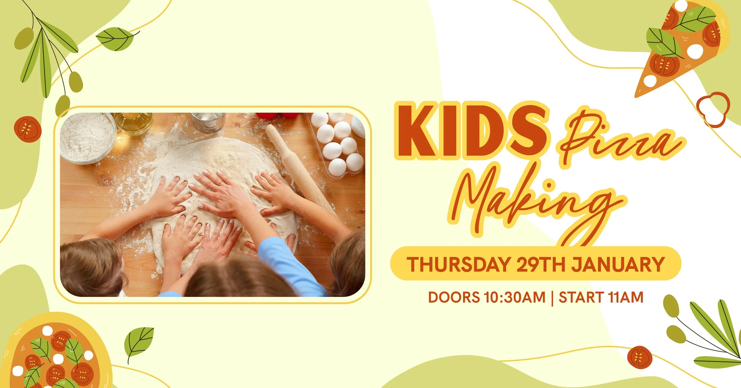 School Holidays: Kids Pizza Making