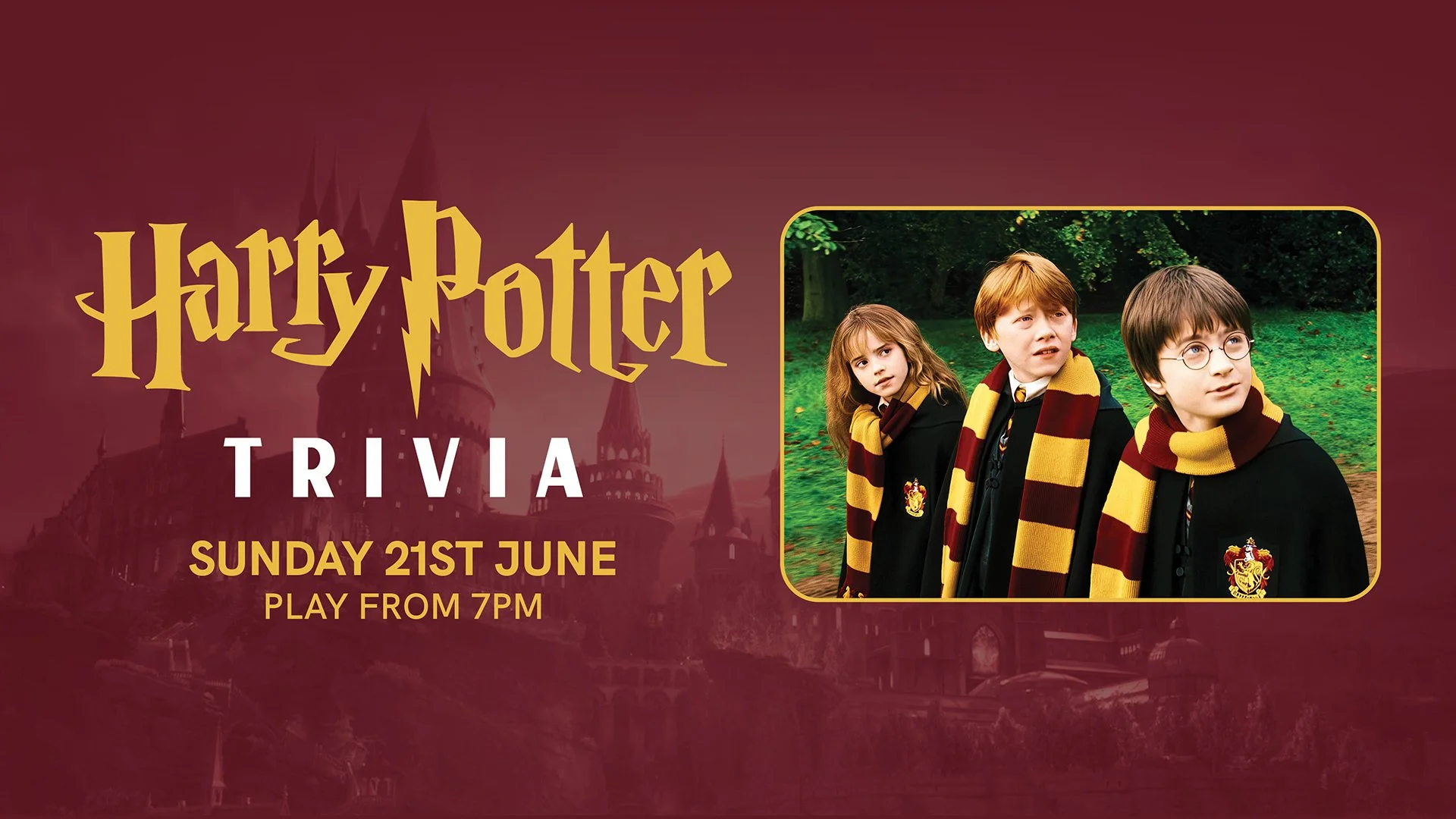 Harry Potter Trivia Night