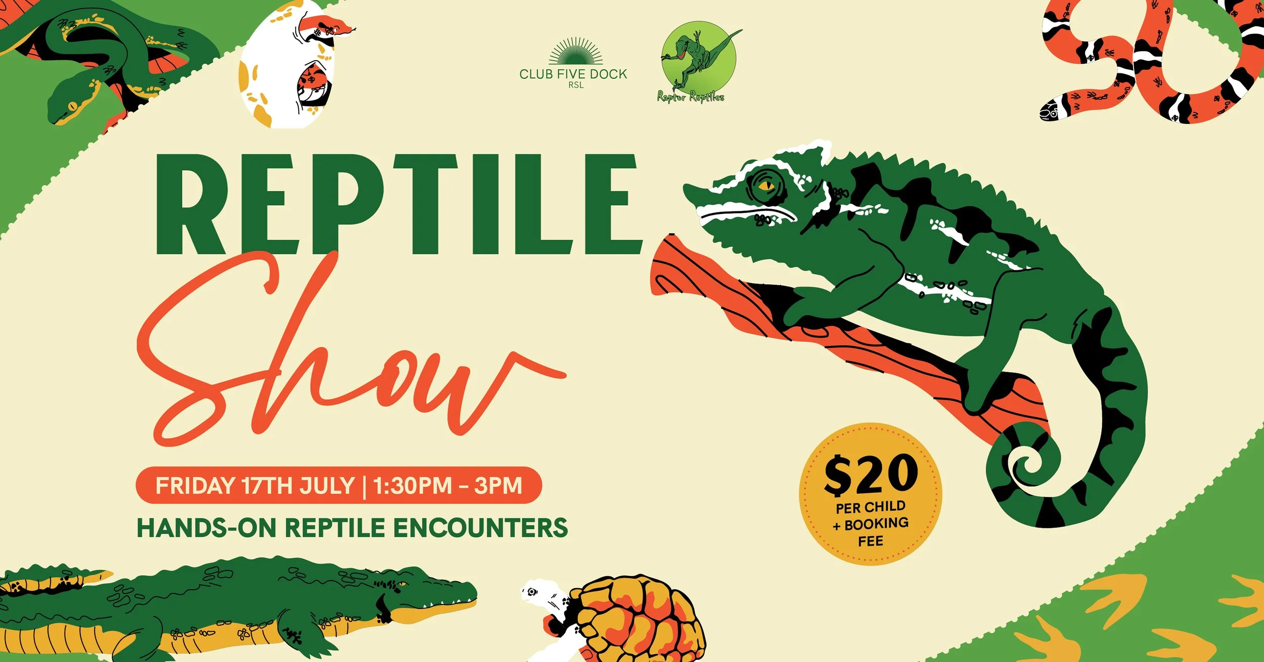 School Holidays: Reptile Show