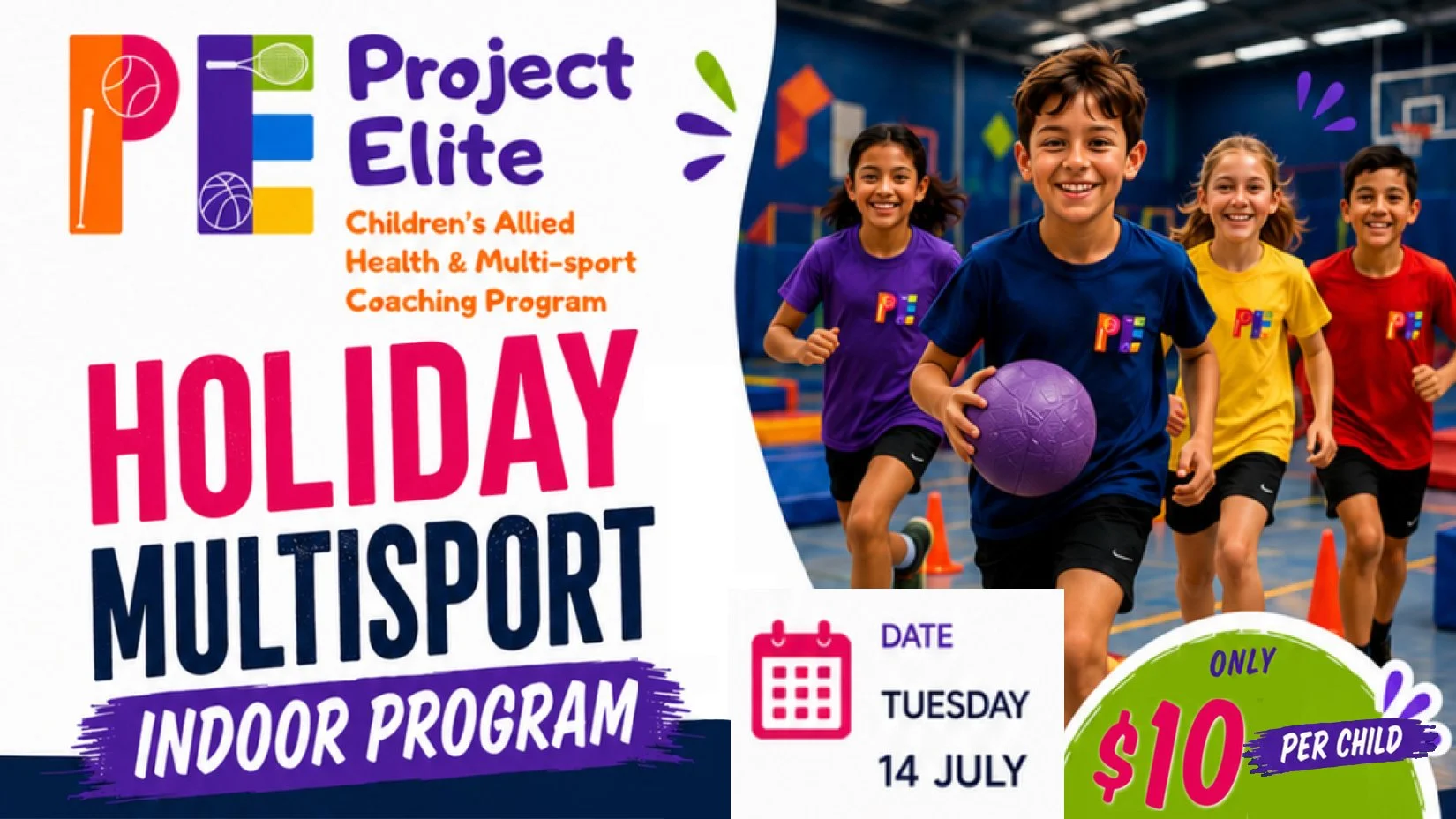 School Holidays: Multisport Indoor Program