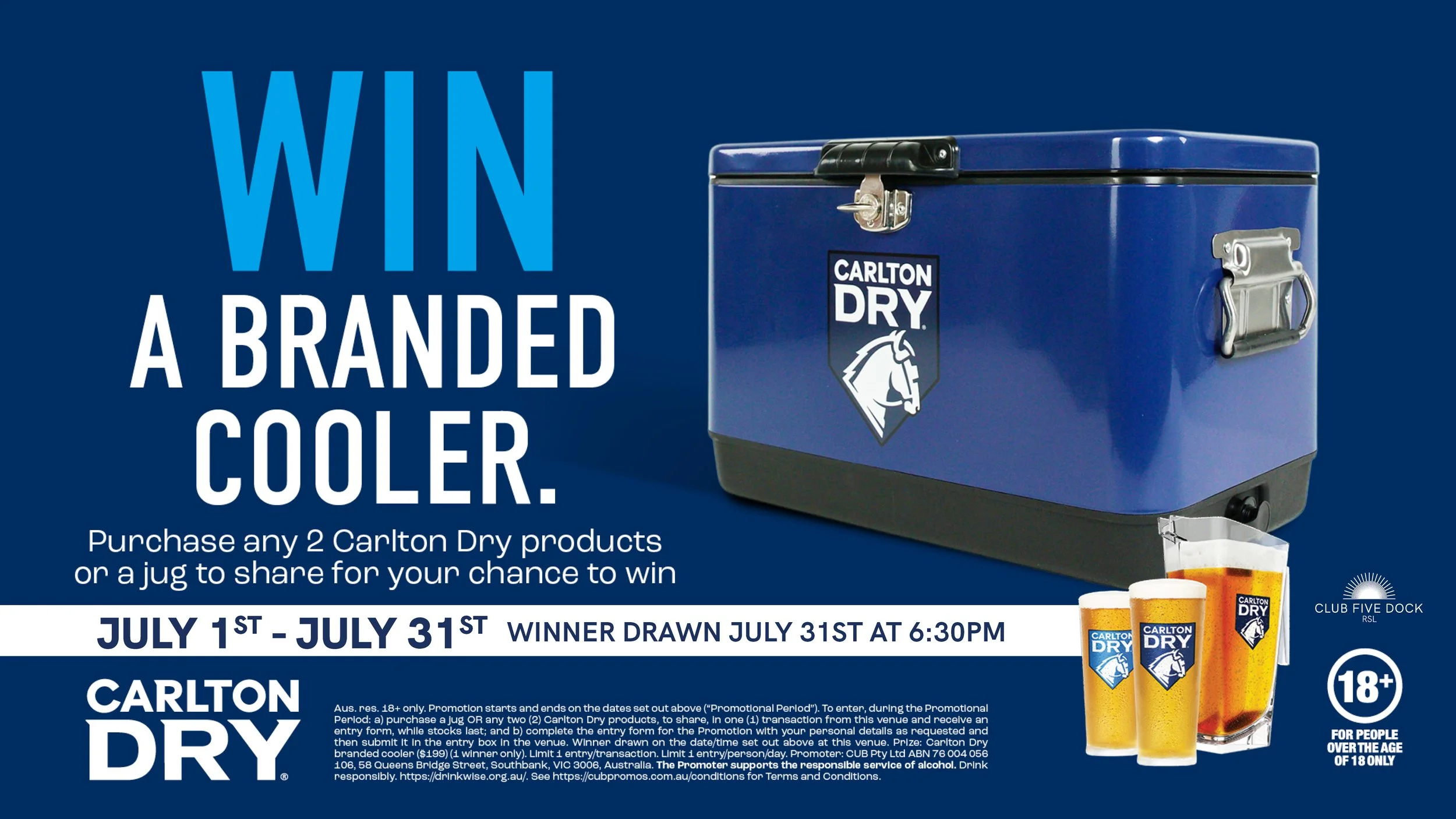 Win a Carlton Dry Cooler