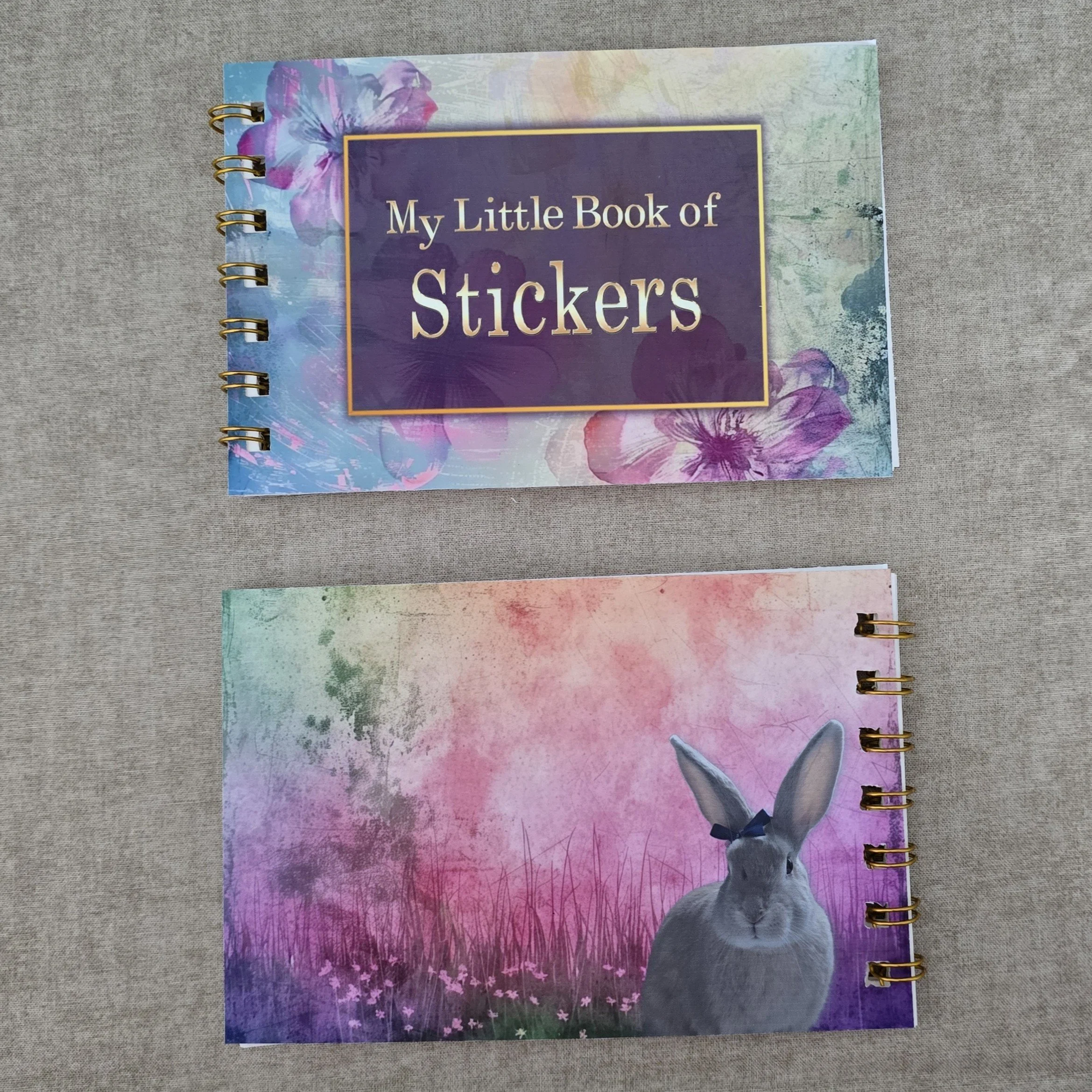 My Little Book of Stickers - Pink Floral Pocket Sticker Album