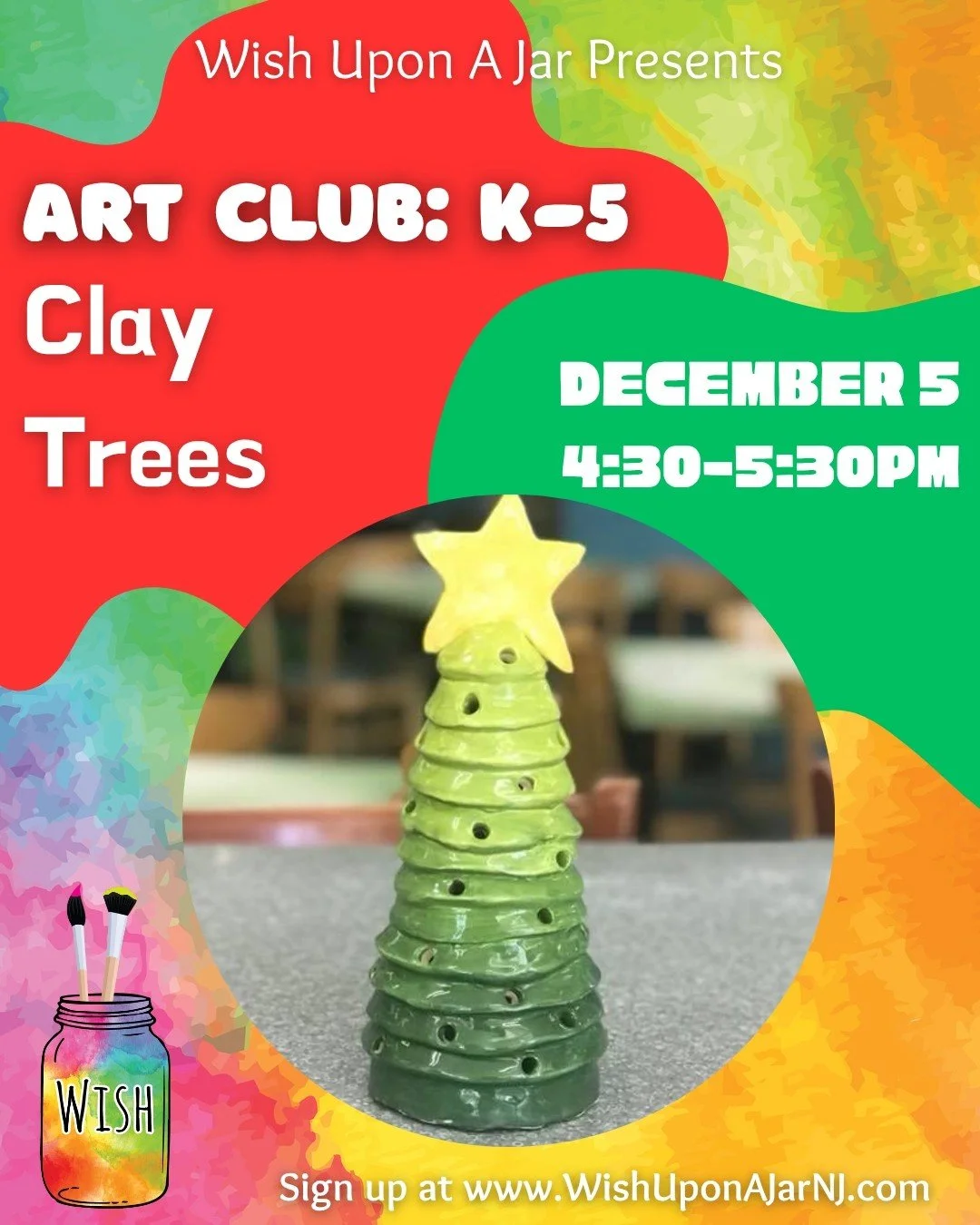 Our December Art Club schedule is up and open for sign-ups! Head to the link in our bio to sign up 🎨