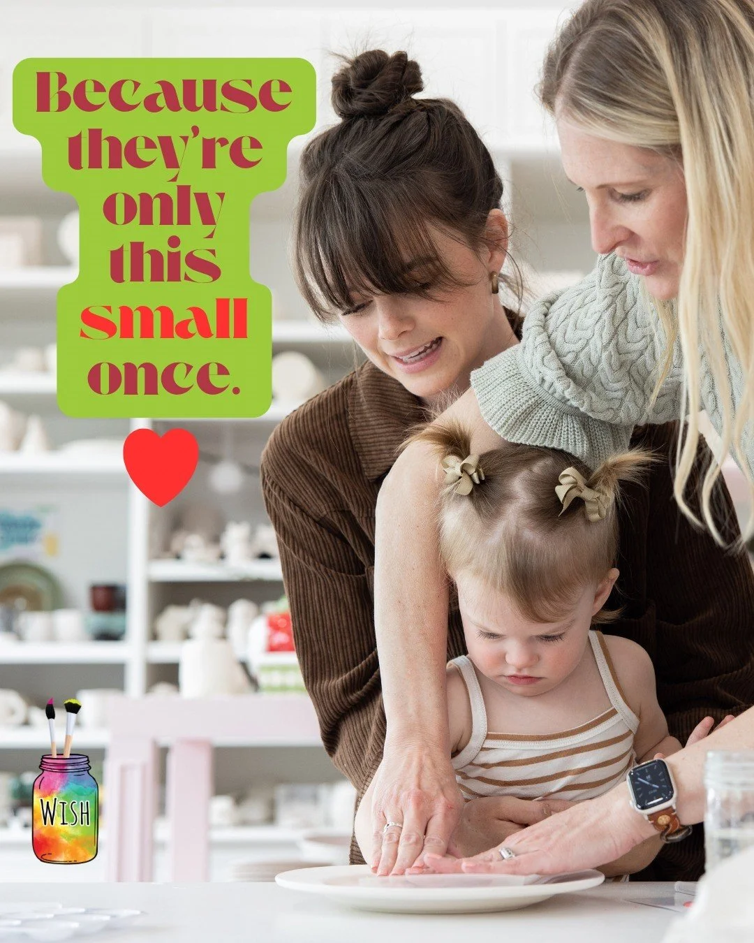 Our favorite season for handprint art is here! Let our talented artists turn those little hands and feet into irreplaceable keepsake art. Or use our pieces as inspo and paint your own! We have a full display with tons of ideas to choose from, or we c