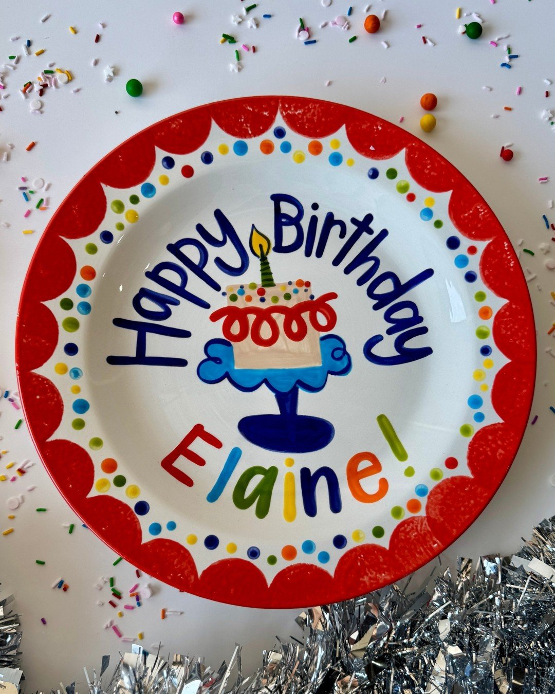 Looking to create your own version of the viral birthday plates? We know the perfect place 🤓 And if you don&rsquo;t feel super artistic- we now have 2 traceable design templates, so anyone can easily paint this design! Walk-ins always welcome, stop 