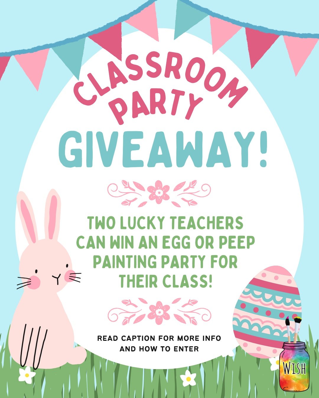 ATTENTION TEACHERS! We are giving away TWO egg &amp; peep painting parties to two lucky teachers and classrooms 🎨

How to win:
Teachers must comment to enter. Any classroom in Ocean County is entered when a teacher comments on this post with &ldquo;
