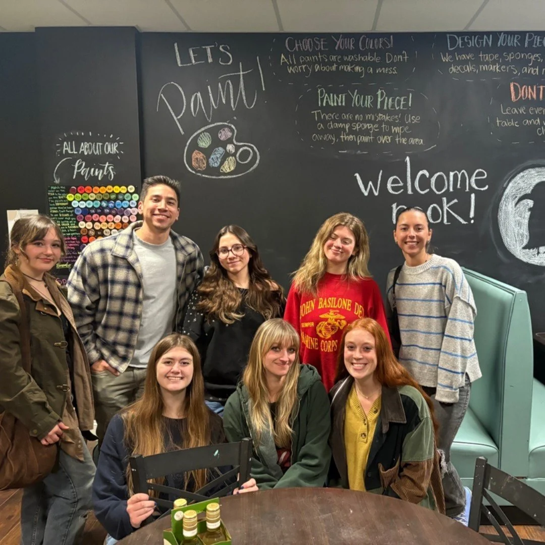 We recently got to host a get together for a team from @rookcoffee ☕️ Check out how awesome their pieces came out, their painting might be as good as their coffee 😍🎨