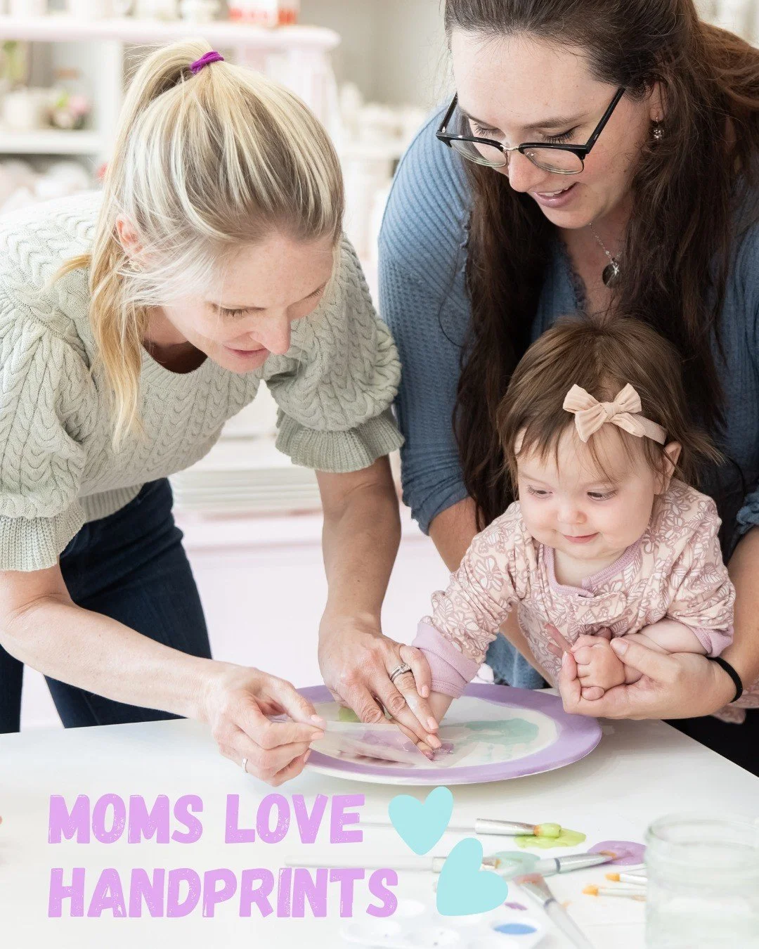 There&rsquo;s still plenty of time to get those handmade gifts made for Mom! Stop in with your little one- we&rsquo;ll help get prints and take care of everything else! We&rsquo;ve already created so many beautiful designs this year that we can't wai