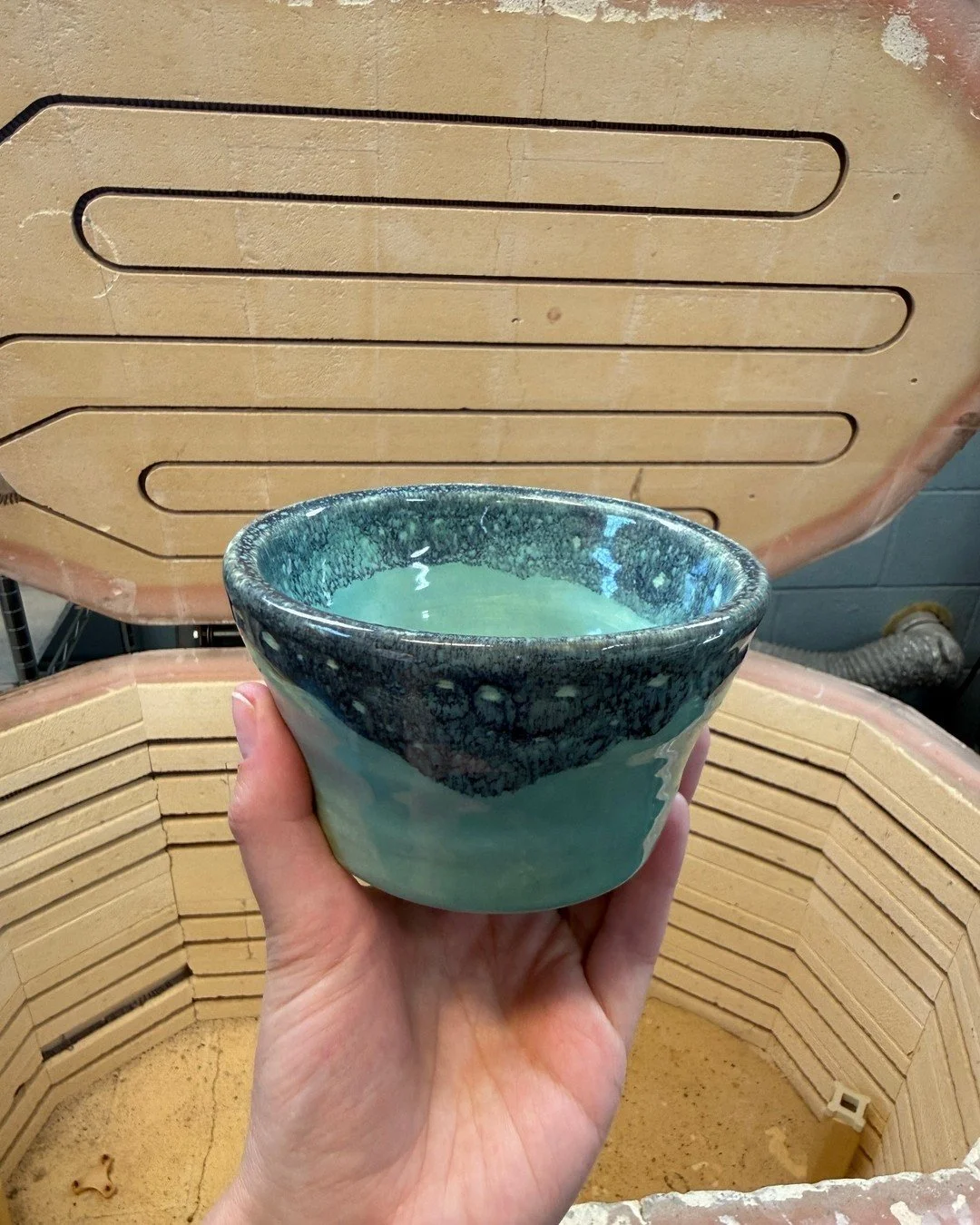Completely handmade from start to finish! Our wheel classes have been a hit, and these pieces speak for themselves. We love seeing these one-of-a-kind creations come through our kilns 🎨