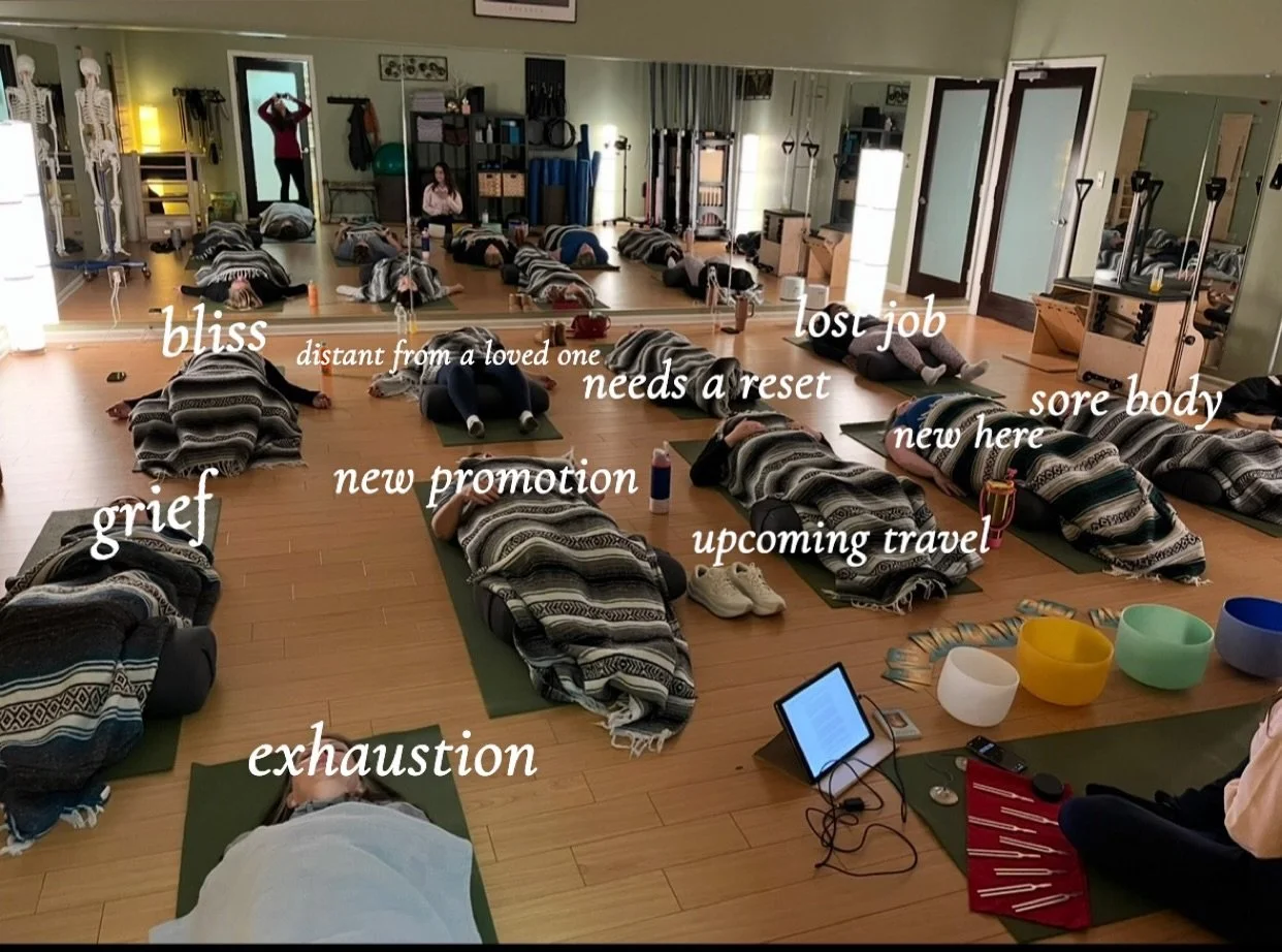 Every body comes in carrying something&amp; every body leaves feeling a little lighter.

This space holds stories, emotions, and energy and offers permission to let it all go. To rest. To reset.

If you need that kind of pause, come lay down with us.