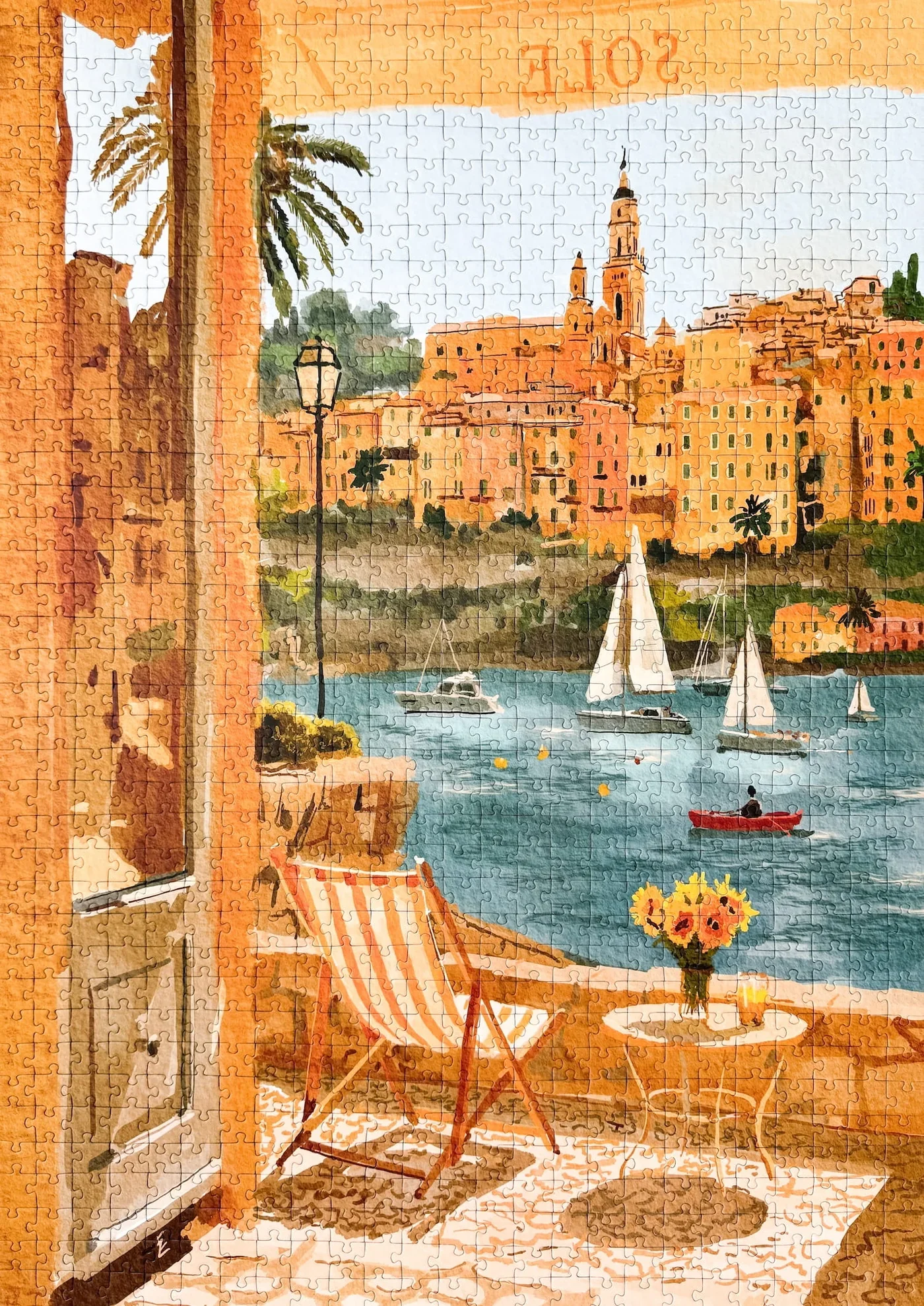 July in Menton