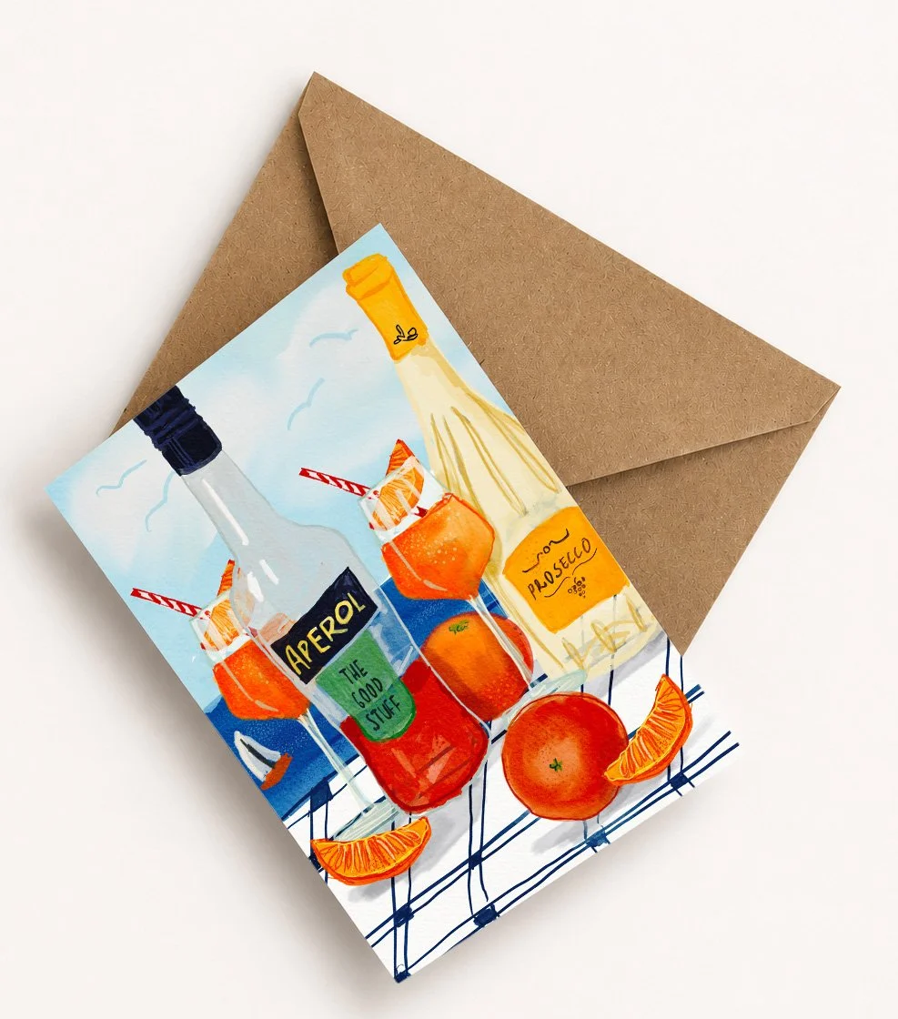 Postcard Aperol Spritz