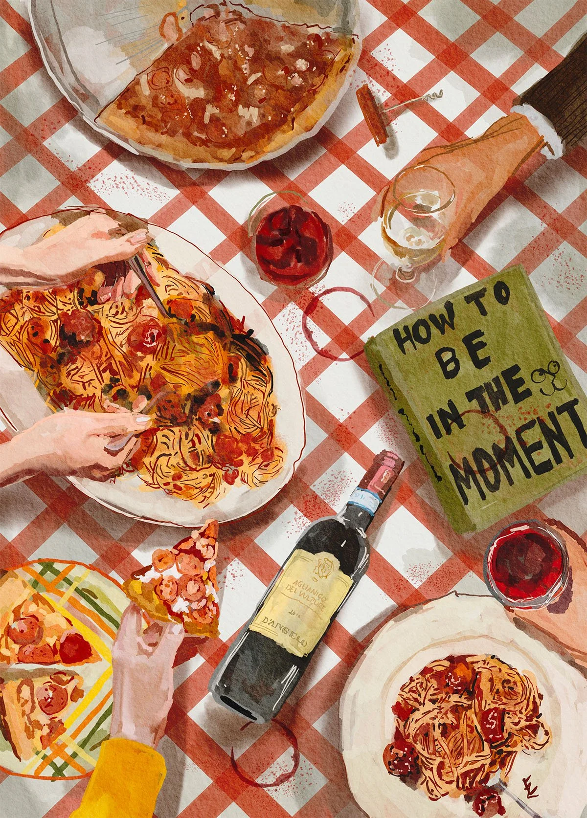 Pizza & Pasta party — Ekaterina Zagorska Art