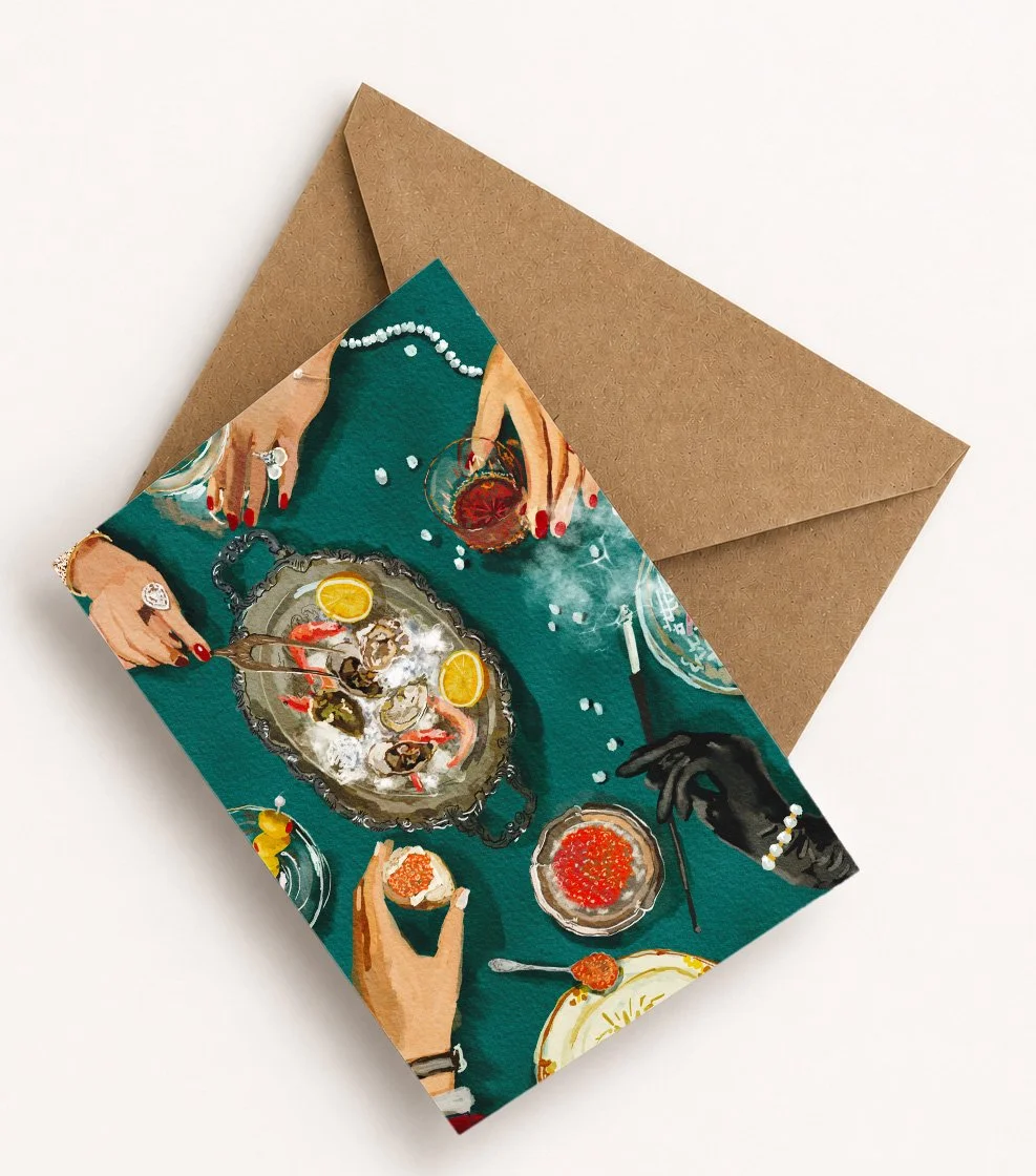 Postcard Luxury dinner