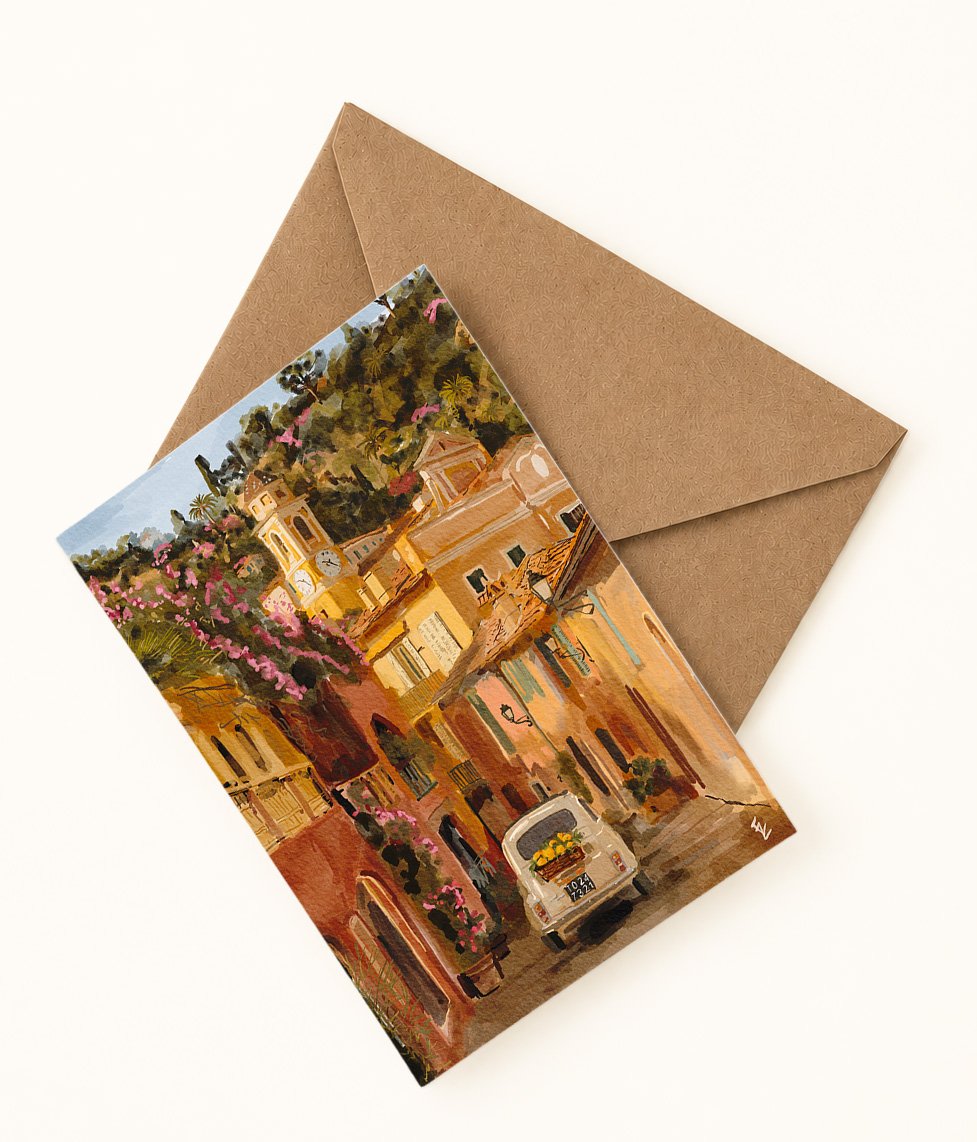 Postcard Afternoon in South of France