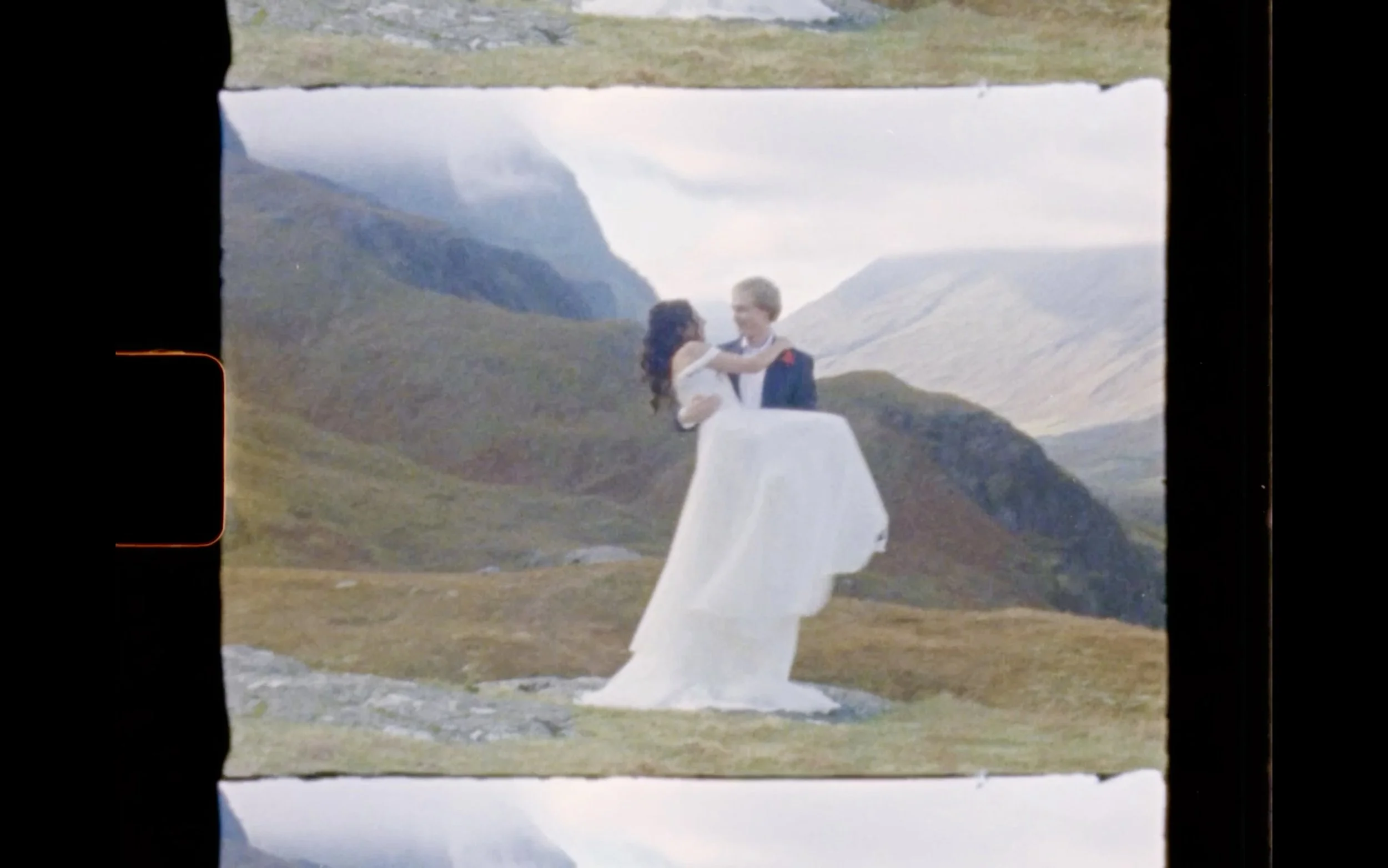 Scotland Elopement on Super 8 film.