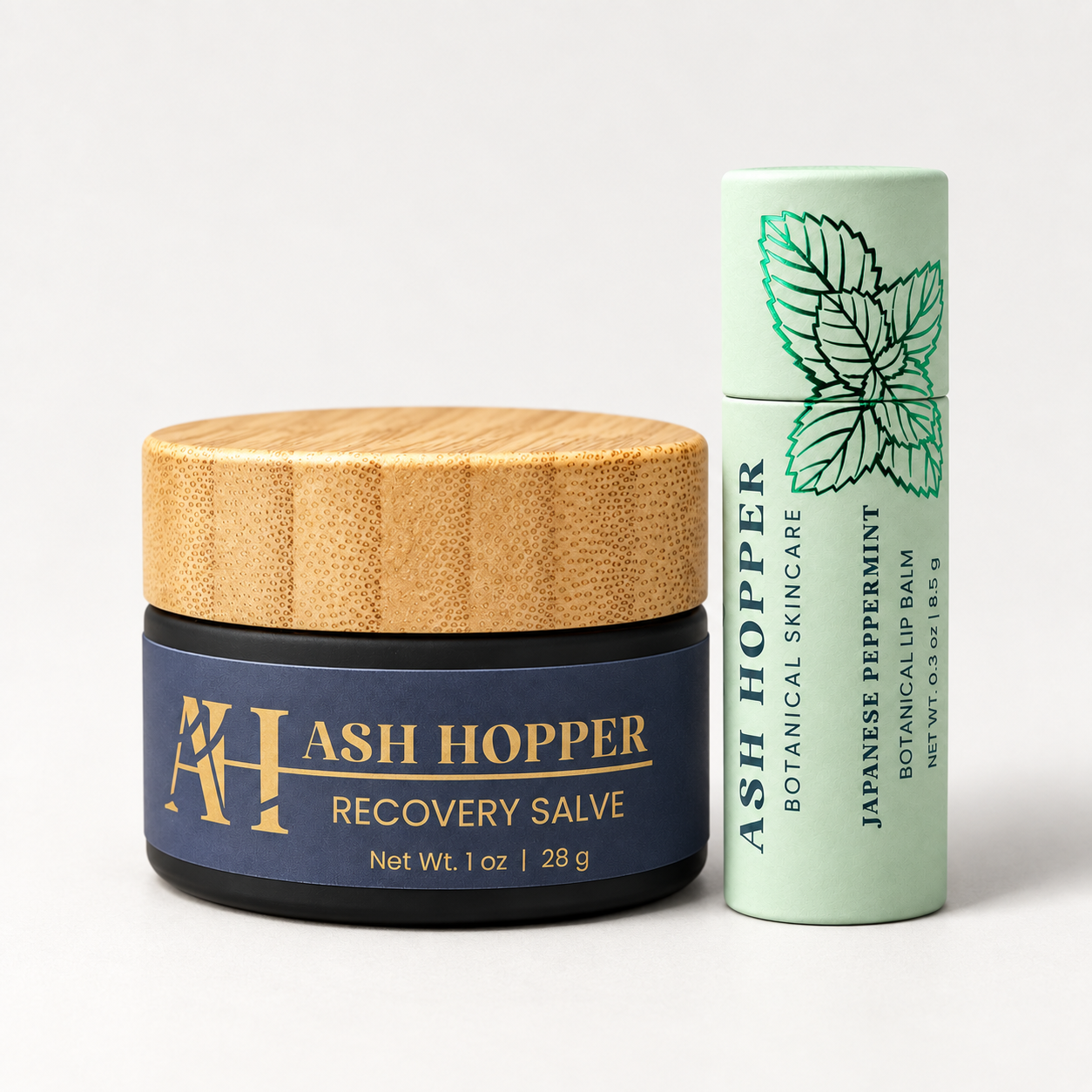 Recovery Salve & Japanese Peppermint Lip Balm Bundle