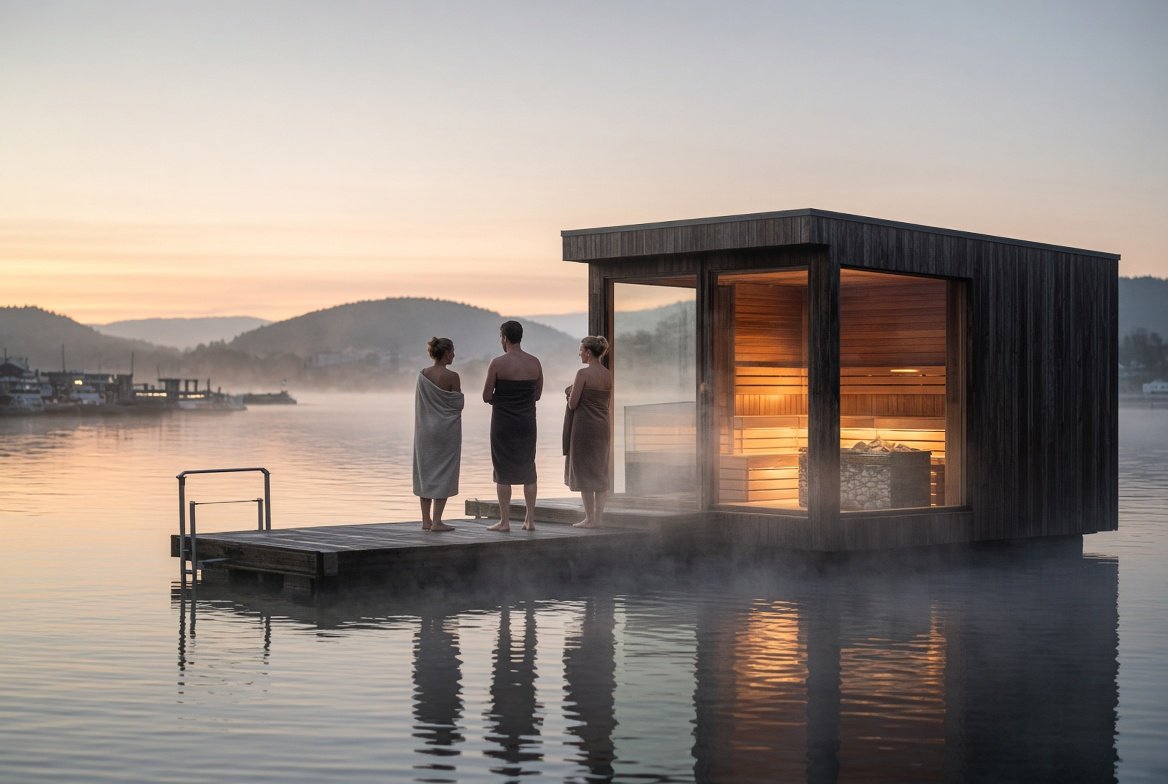 The restorative power of Norway's floating saunas