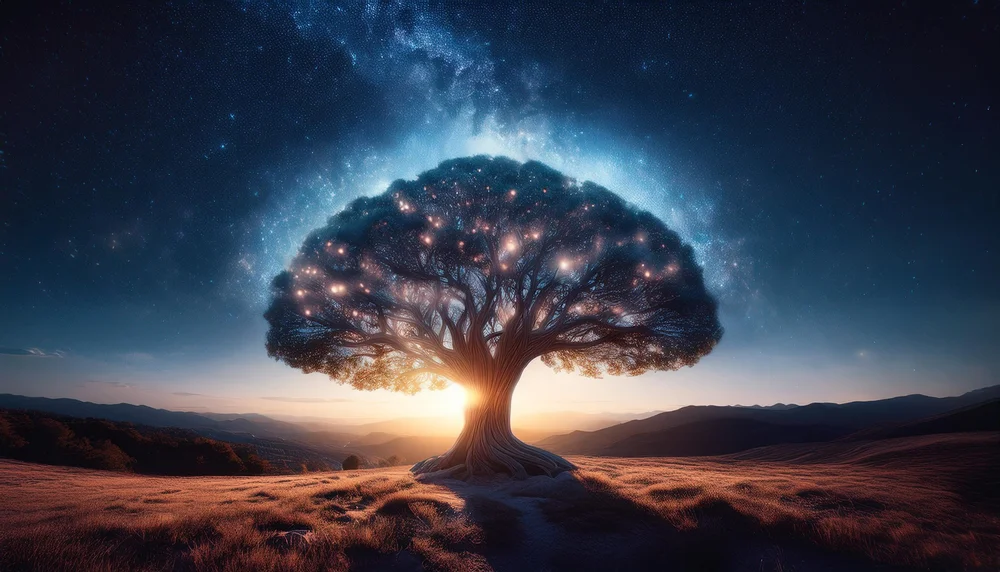 Light through trees, representing freedom and fresh air
