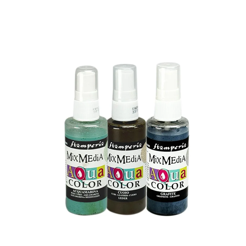 Stamperia - All Around - Aquacolour Spray Set - 3 Colours - KAQXAR
