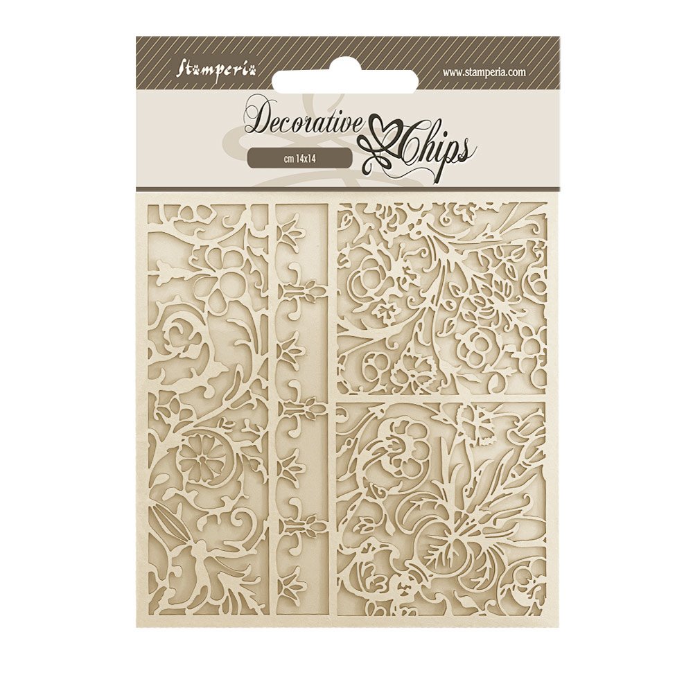 Decorative Chips — Stamperia — Cobwebbs Craft Studio