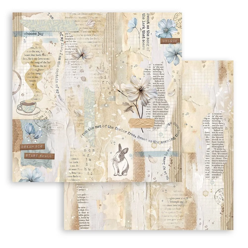 Stamperia - Secret Diary - Scrapbooking Paper - Bunny - SBB990