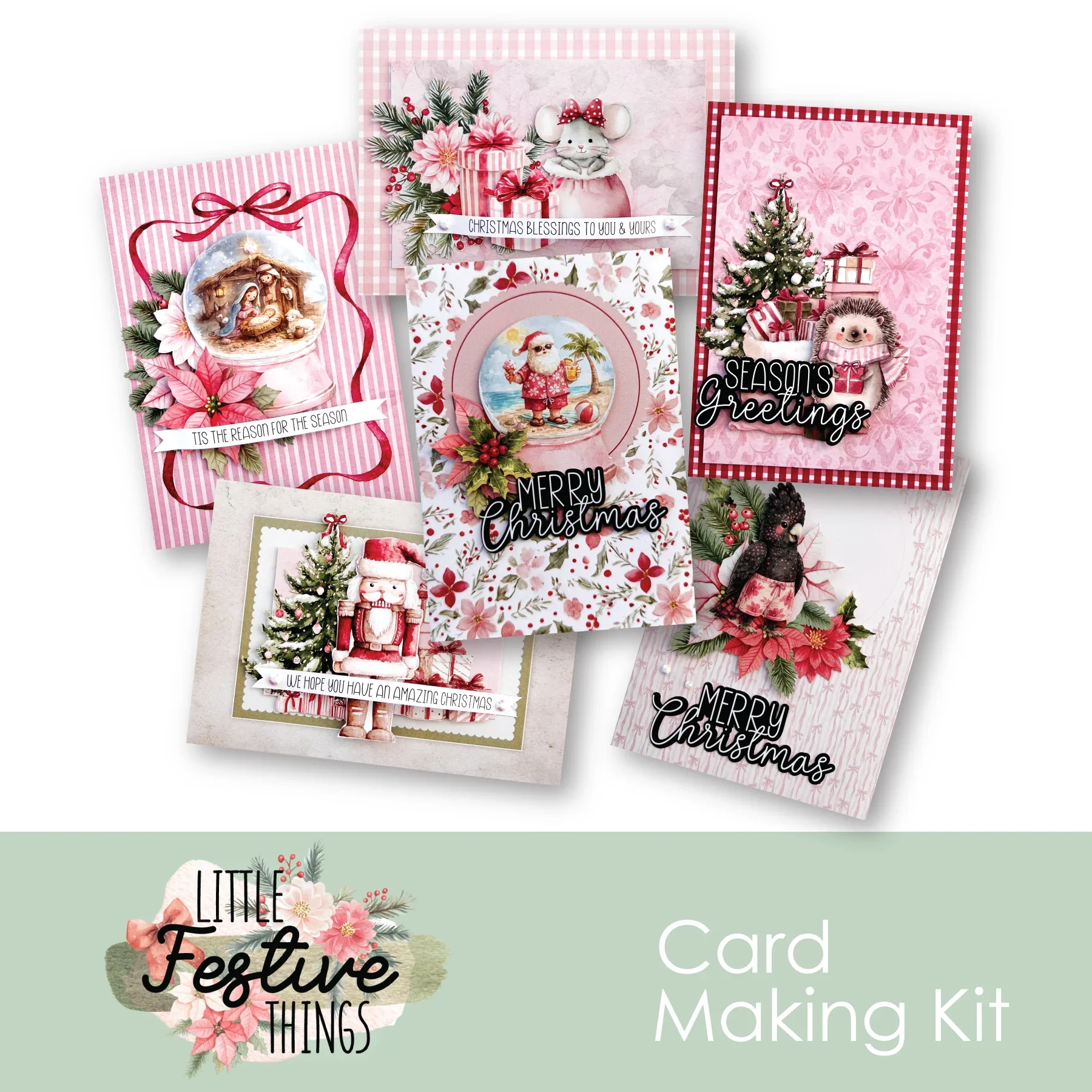 Uniquely Creative - Little Festive Things - Card Making Kit - UCSC1977