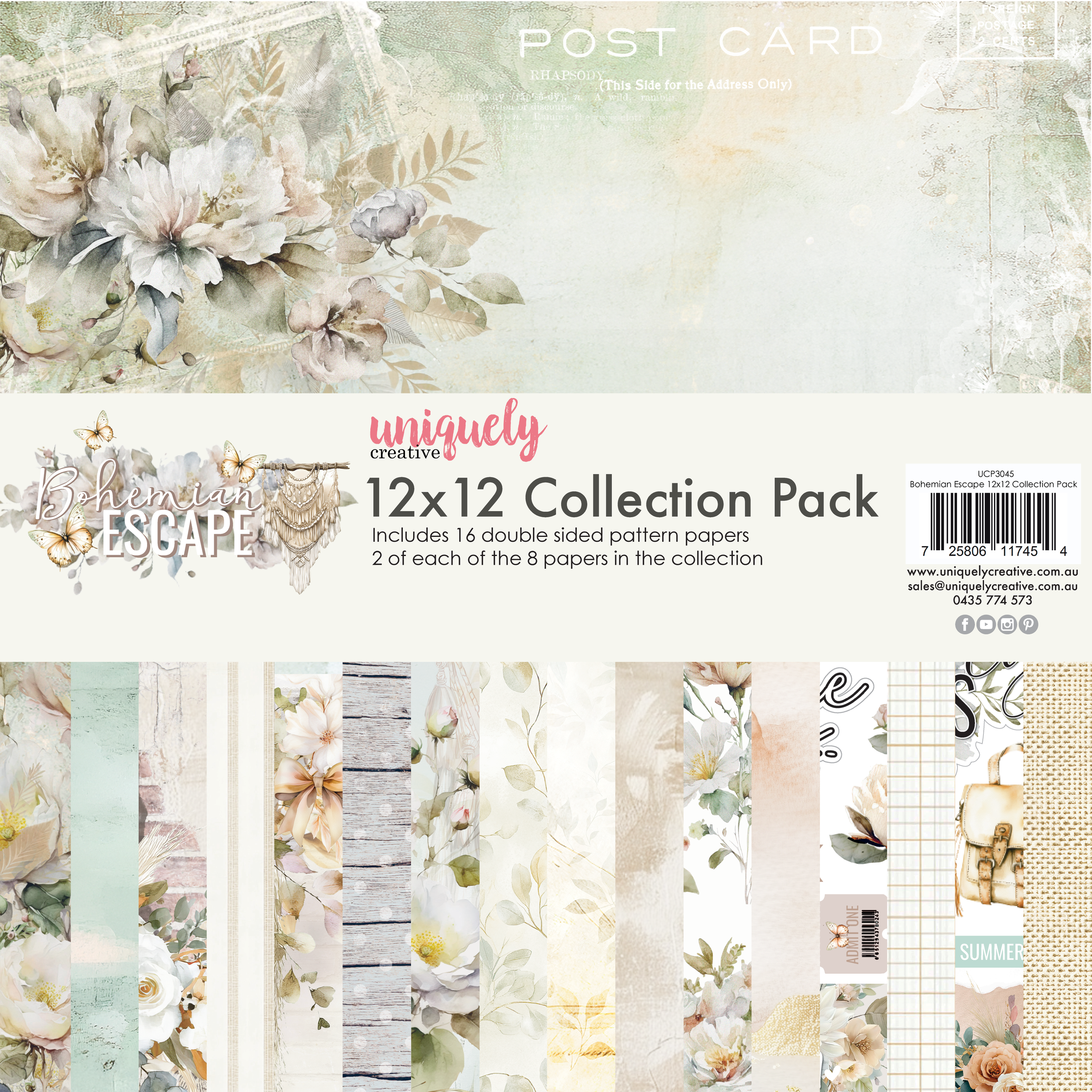 UCP3045 Bohemian Escape 12x12 collection pack cover stack.png