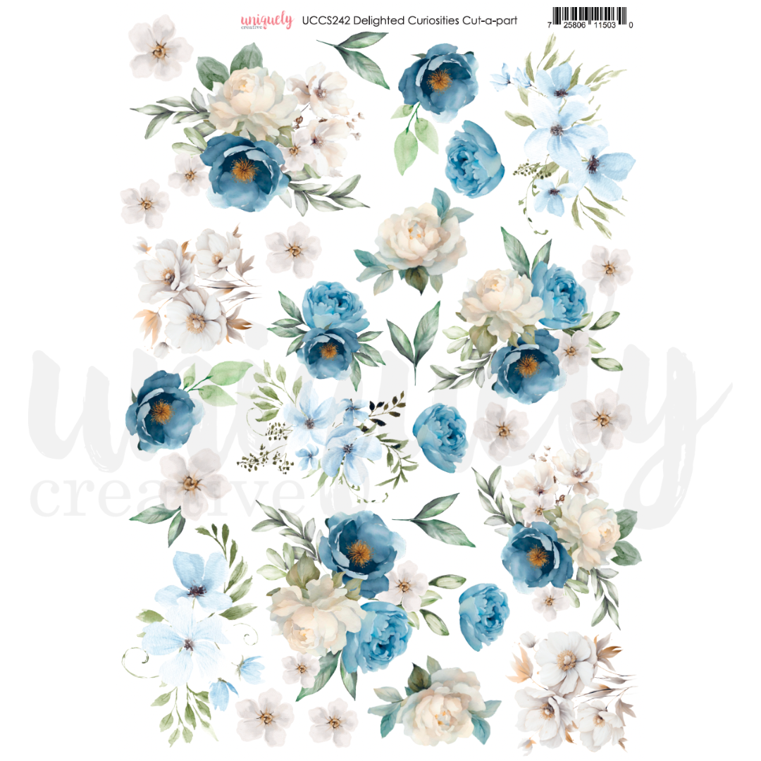 Uniquely Creative - Delighted Curiosities - Cut-a-Part Sheet - UCCS242