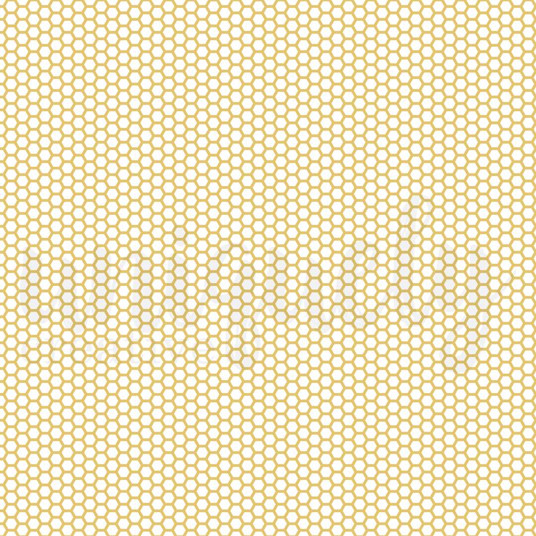 Uniquely Creative - Sweet as Honey - 12 x 12 Honeycomb Foil Acetate - UCE2234