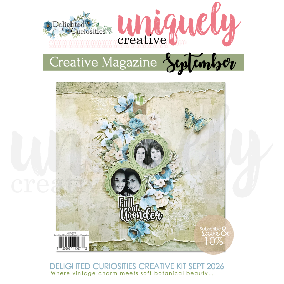 Uniquely Creative - Delighted Curiosities - Magazine - September 2026 - UCSC1978