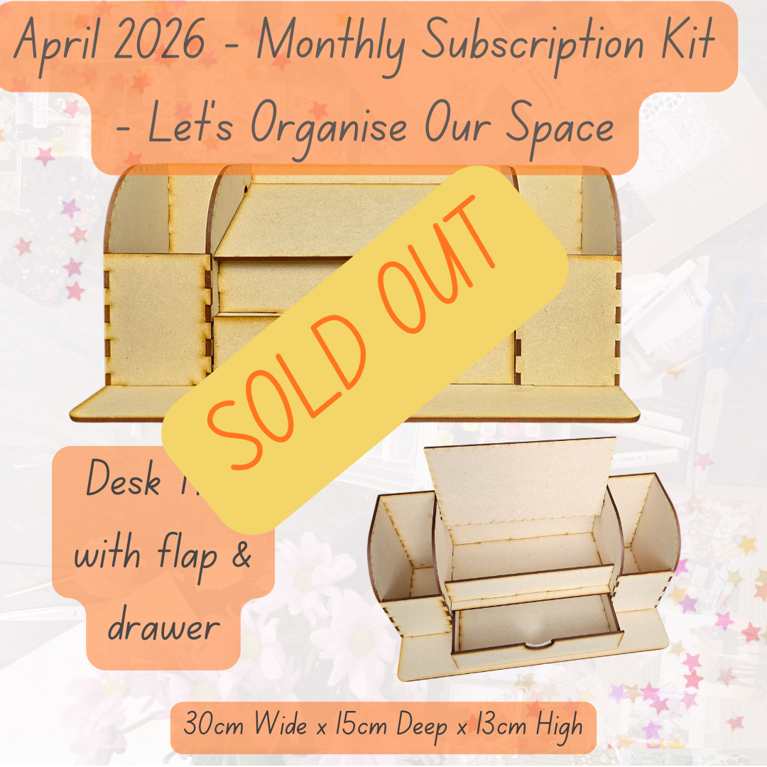 Let's Get Organised - April 2026 Kit - SOLD OUT