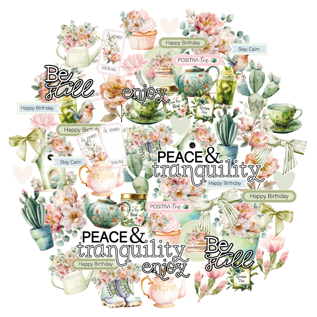 Uniquely Creative - Tea & Tranquility - Creative Cuts - UCP3122